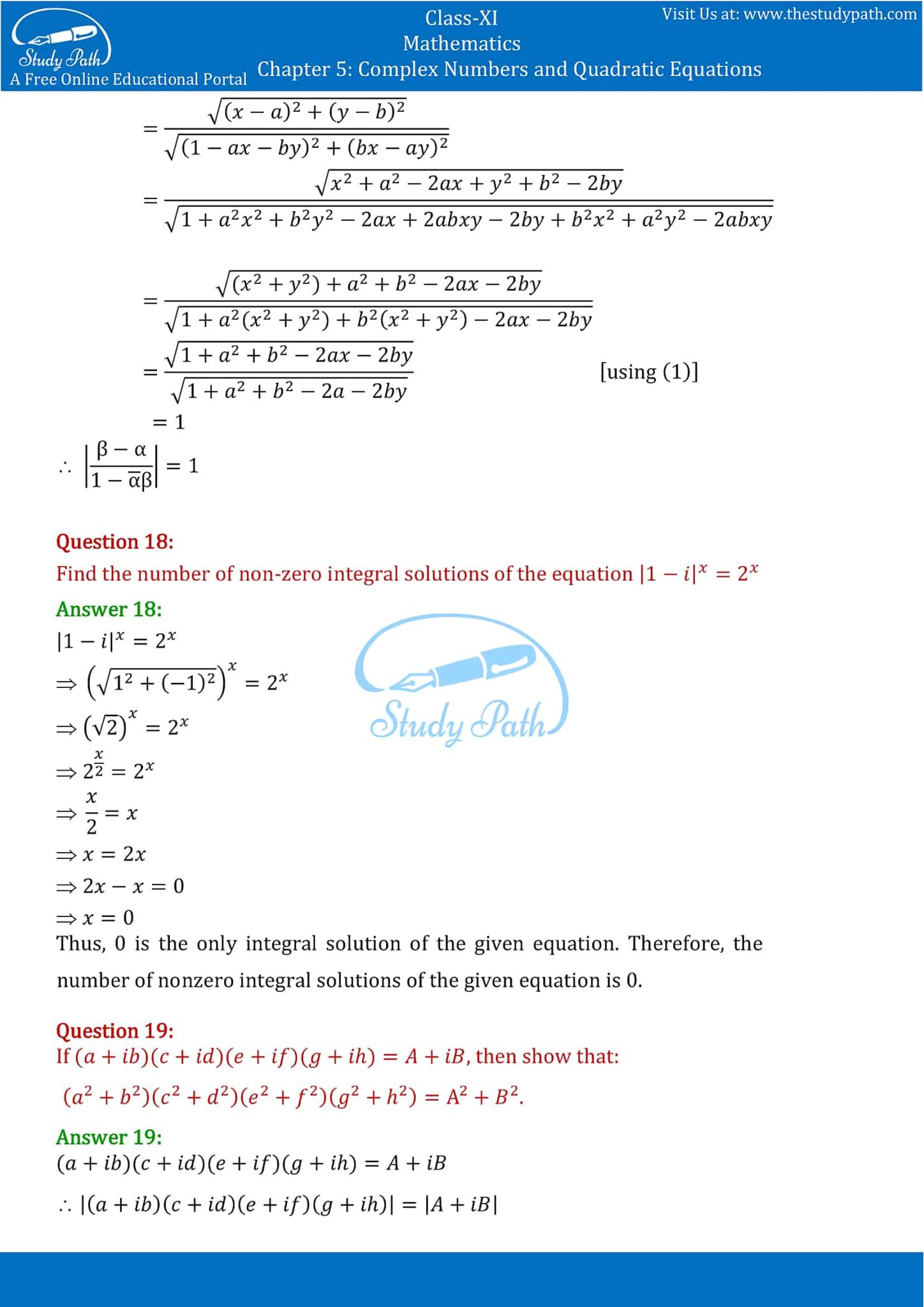 Ncert Solutions Class Maths Chapter Miscellaneous Exercise Study