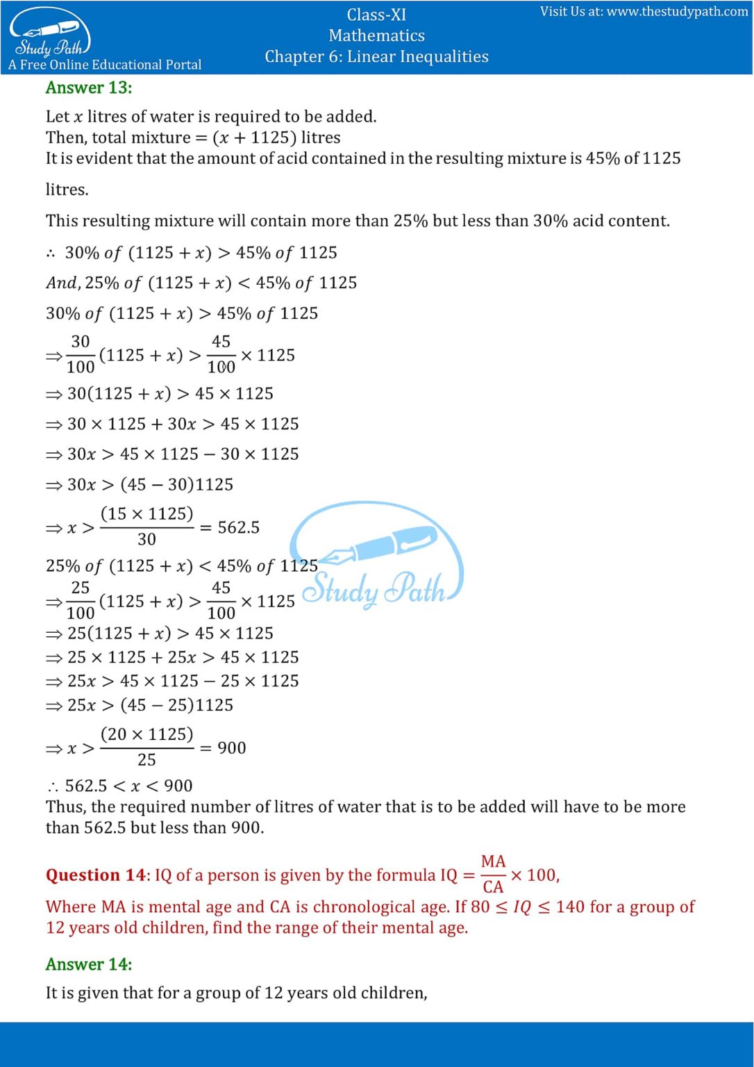 Ncert Solutions Class Maths Chapter Miscellaneous Exercise Study Path