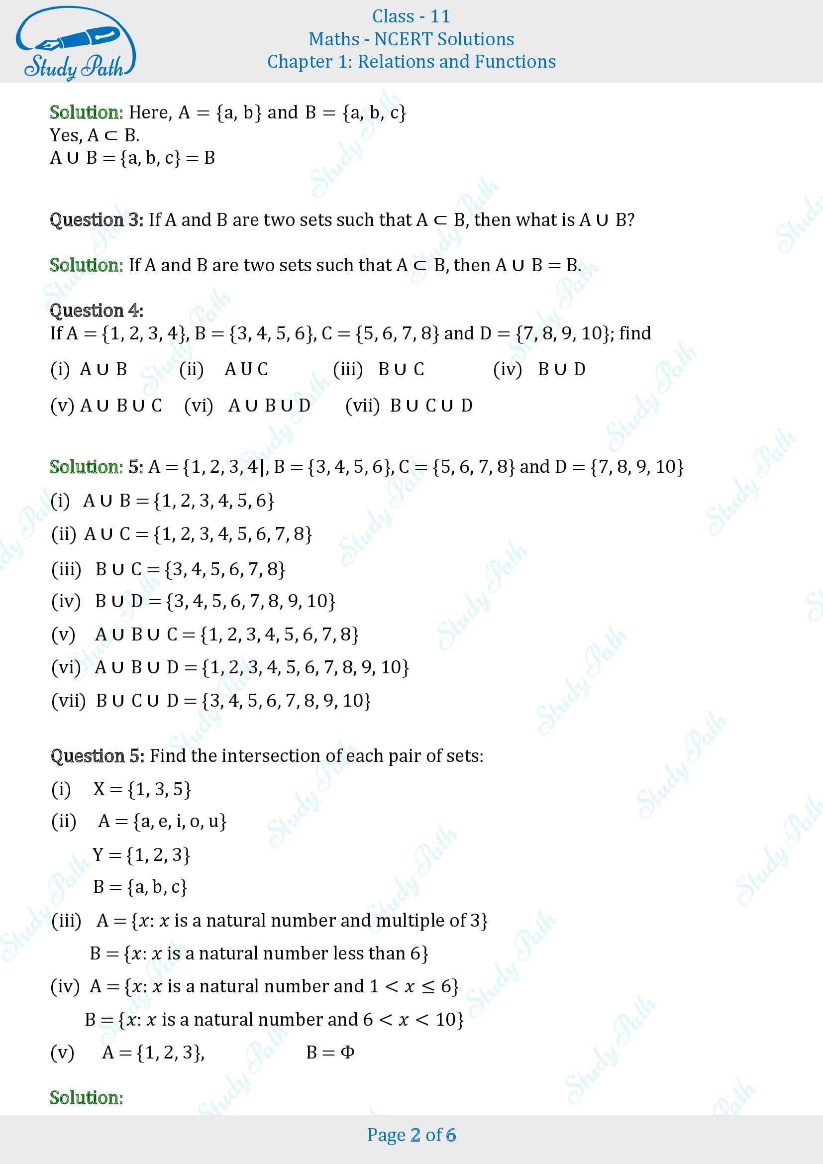 NCERT Solutions for Class 11 Maths Chapter 1 Sets Exercise 1.4 00002