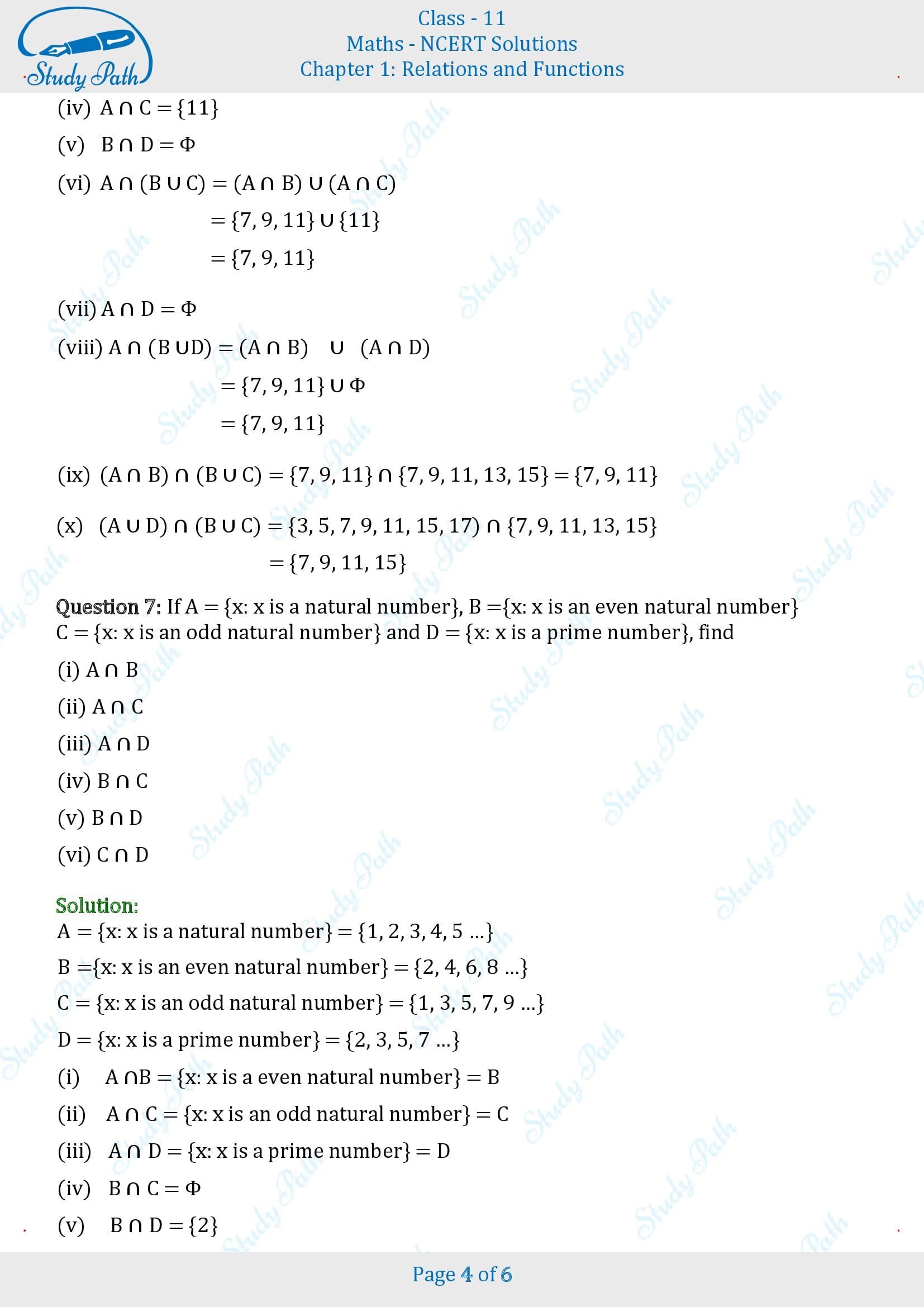 NCERT Solutions for Class 11 Maths Chapter 1 Sets Exercise 1.4 00004