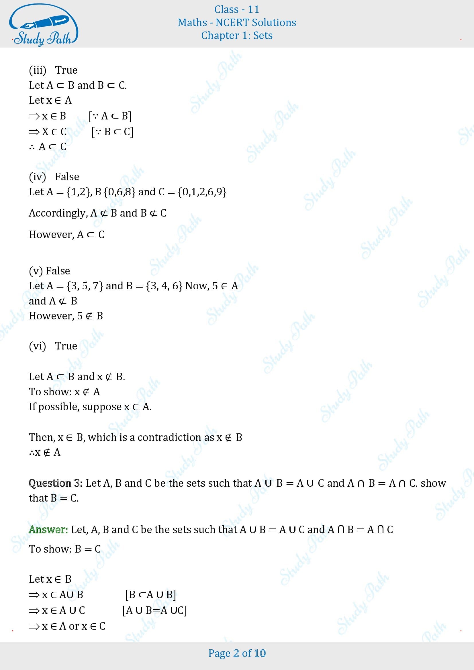 NCERT Solutions for Class 11 Maths Chapter 1 Sets Miscellaneous 1 00002