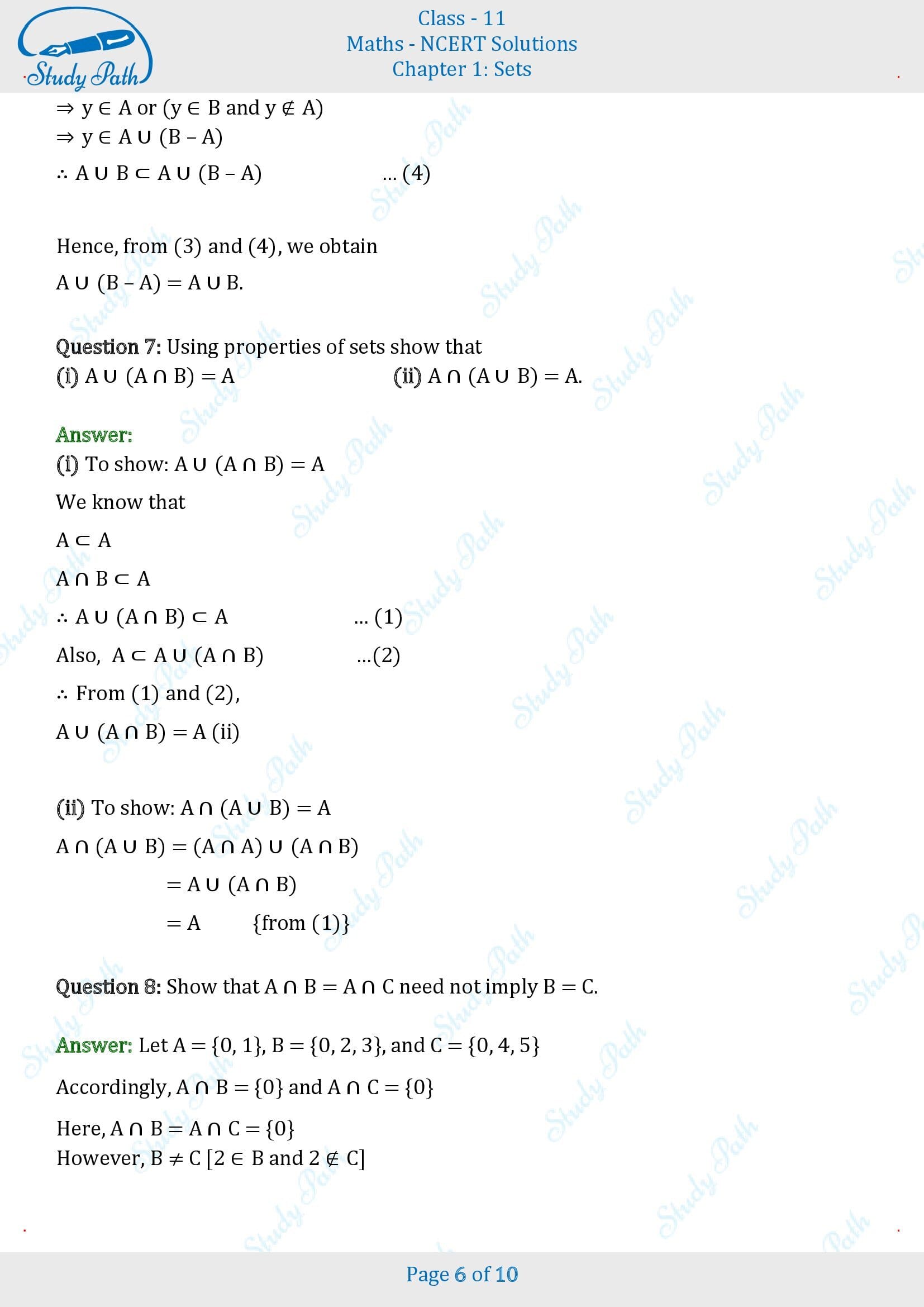 NCERT Solutions for Class 11 Maths Chapter 1 Sets Miscellaneous 1 00006