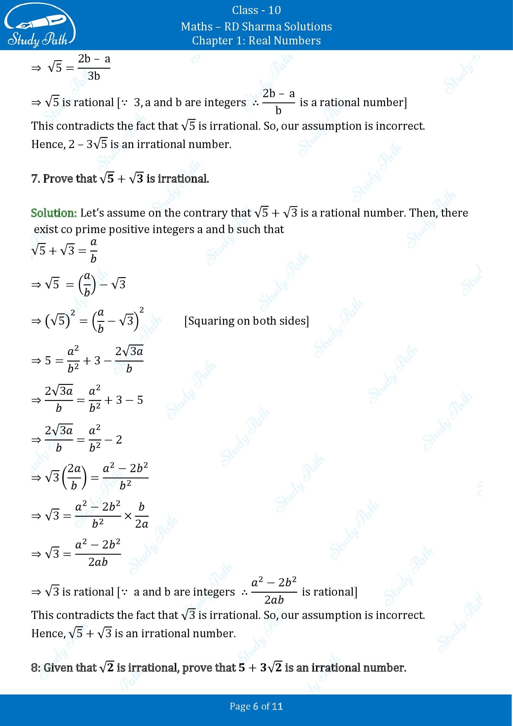 RD Sharma Solutions Class 10 Chapter 1 Real Numbers Exercise 1.3 00006