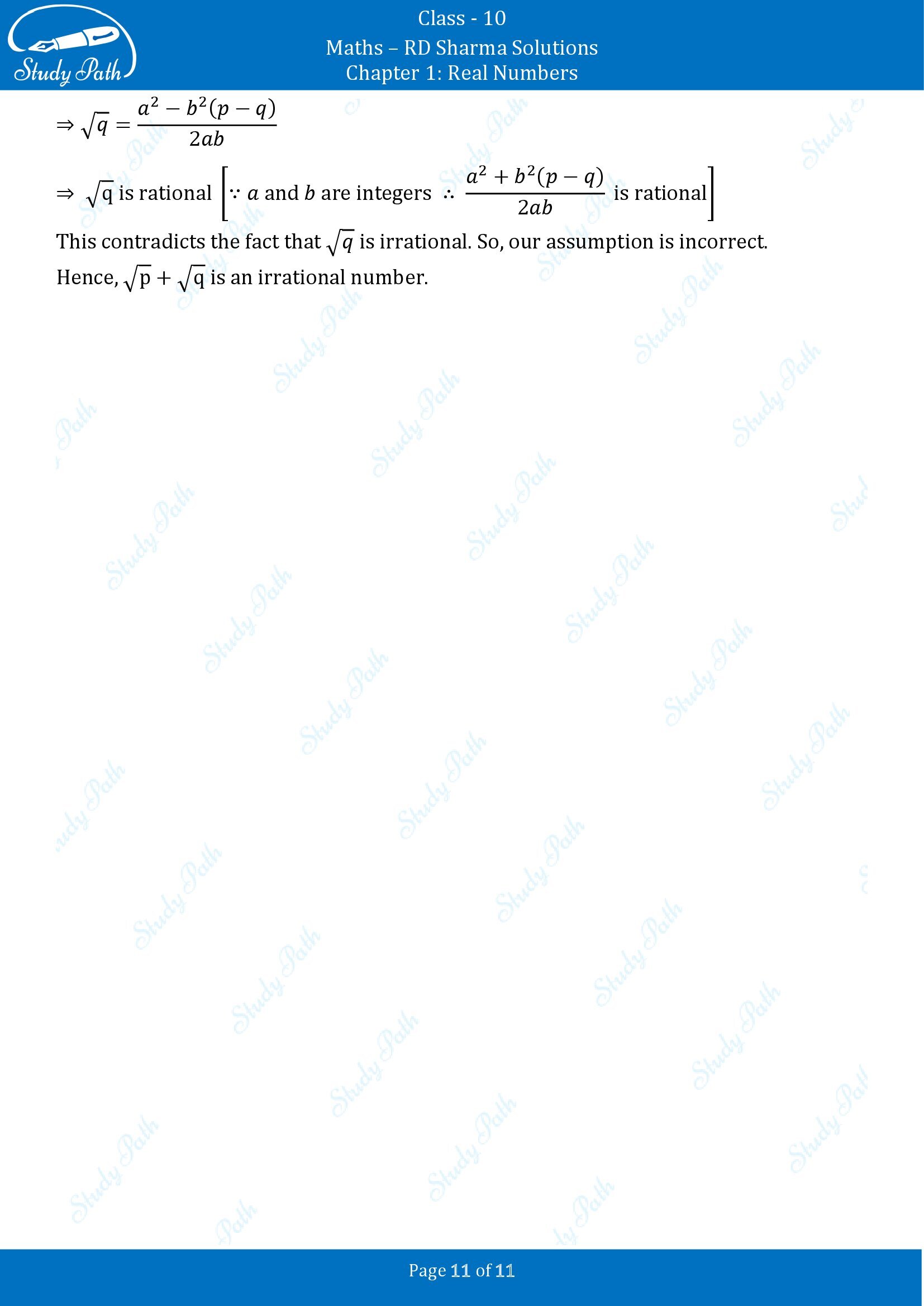 RD Sharma Solutions Class 10 Chapter 1 Real Numbers Exercise 1.3 00011