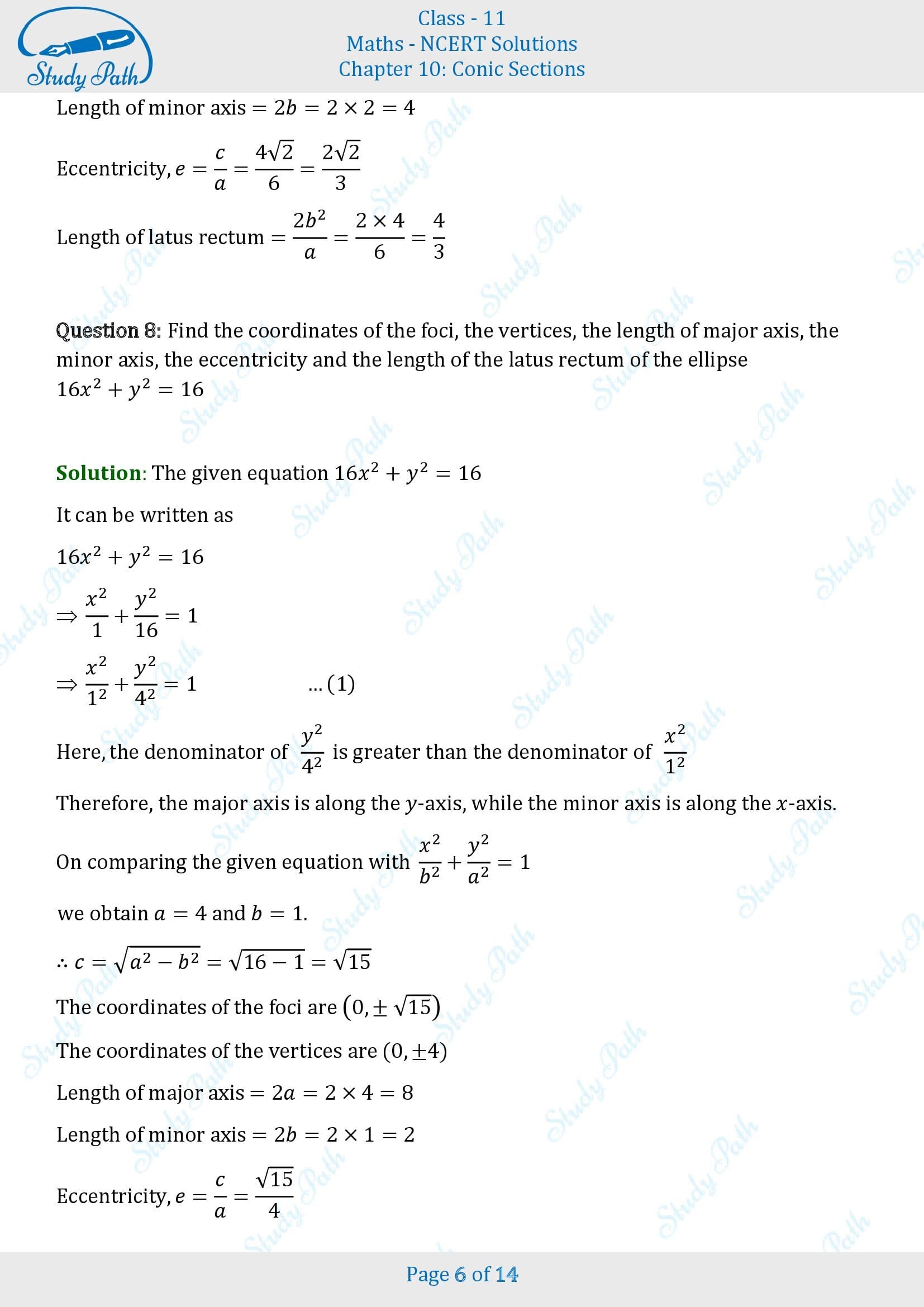 NCERT Solutions for Class 11 Maths Chapter 10 Conic Sections Exercise 10.3 00006