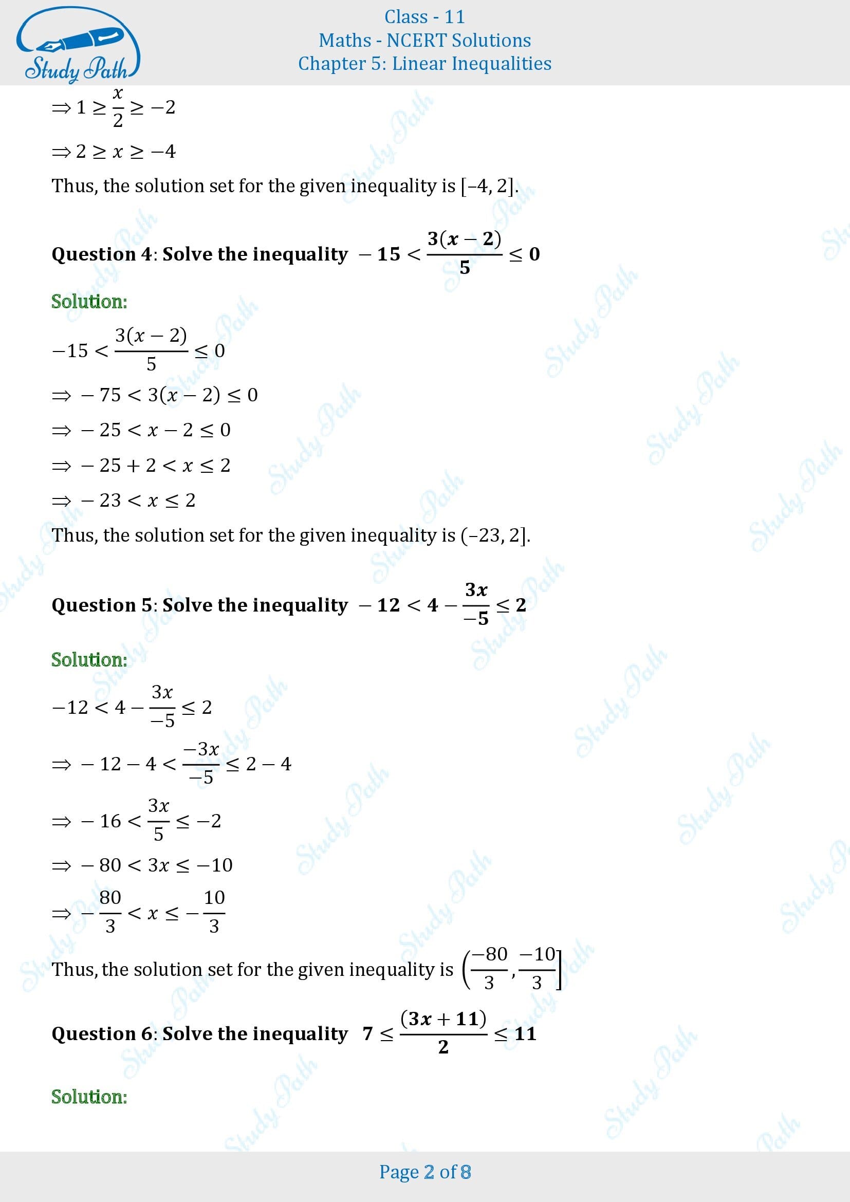 NCERT Solutions for Class 11 Maths Chapter 5 Linear Inequalities Miscellaneous 5 00002