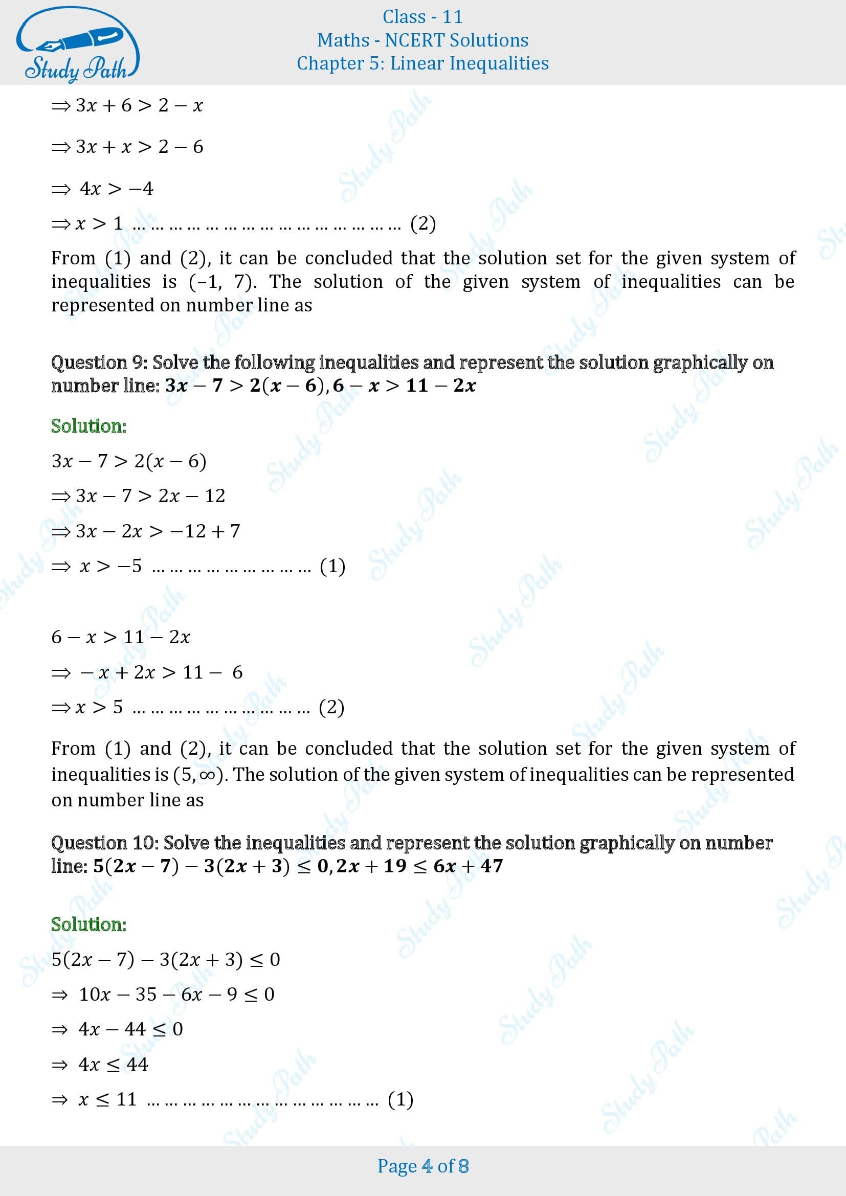 NCERT Solutions for Class 11 Maths Chapter 5 Linear Inequalities Miscellaneous 5 00004