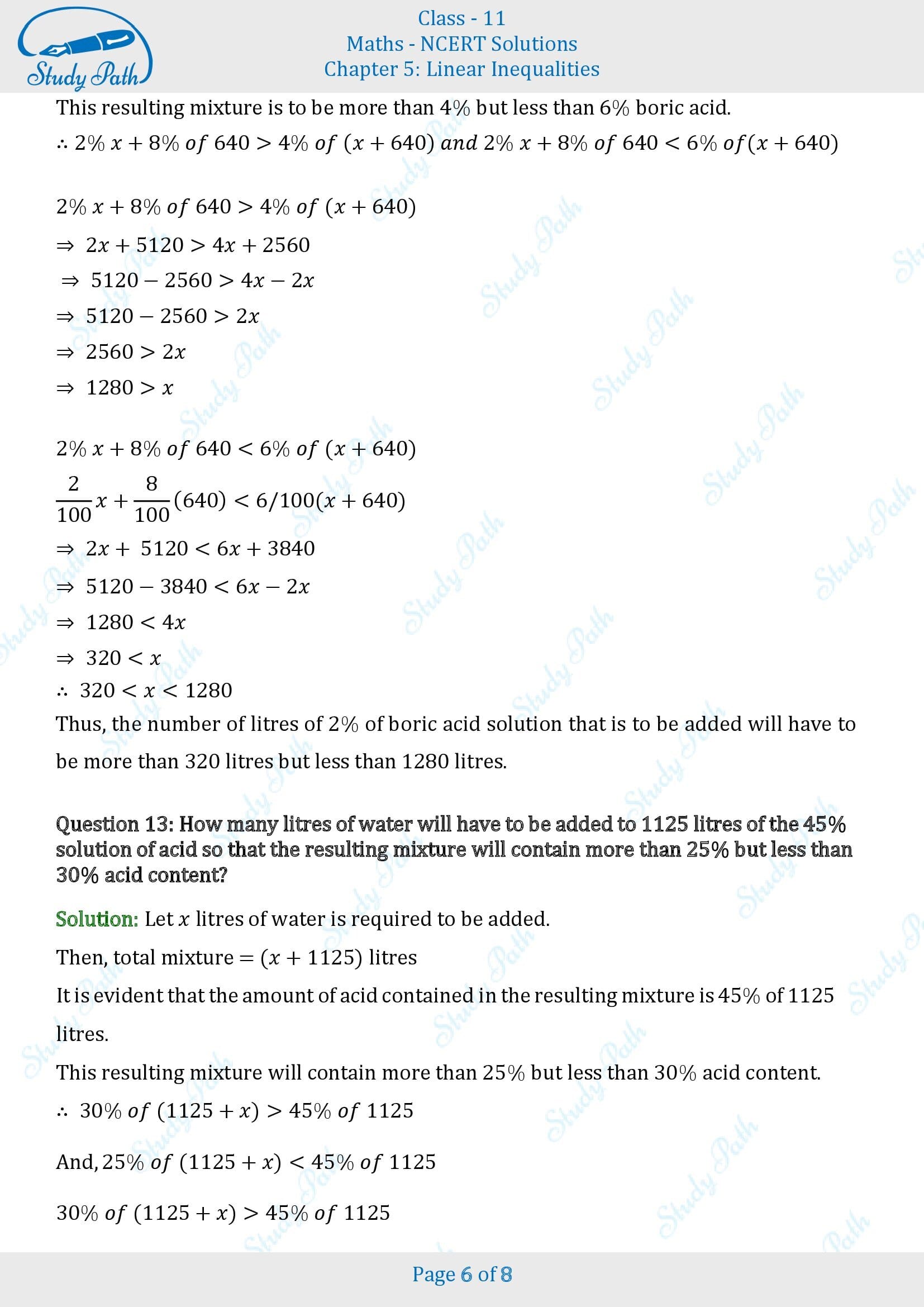 NCERT Solutions for Class 11 Maths Chapter 5 Linear Inequalities Miscellaneous 5 00006