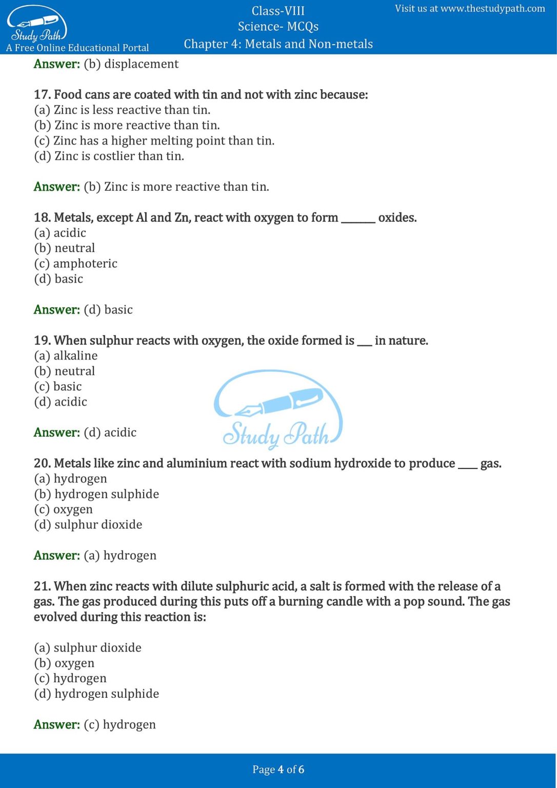 case study class 8 science chapter 4