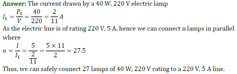 Electricity Class 10 Important Questions And Answers – Study Path