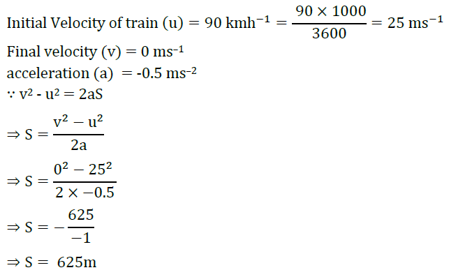 Extra Questions for Class 9 Science Chapter 8 Motion 4