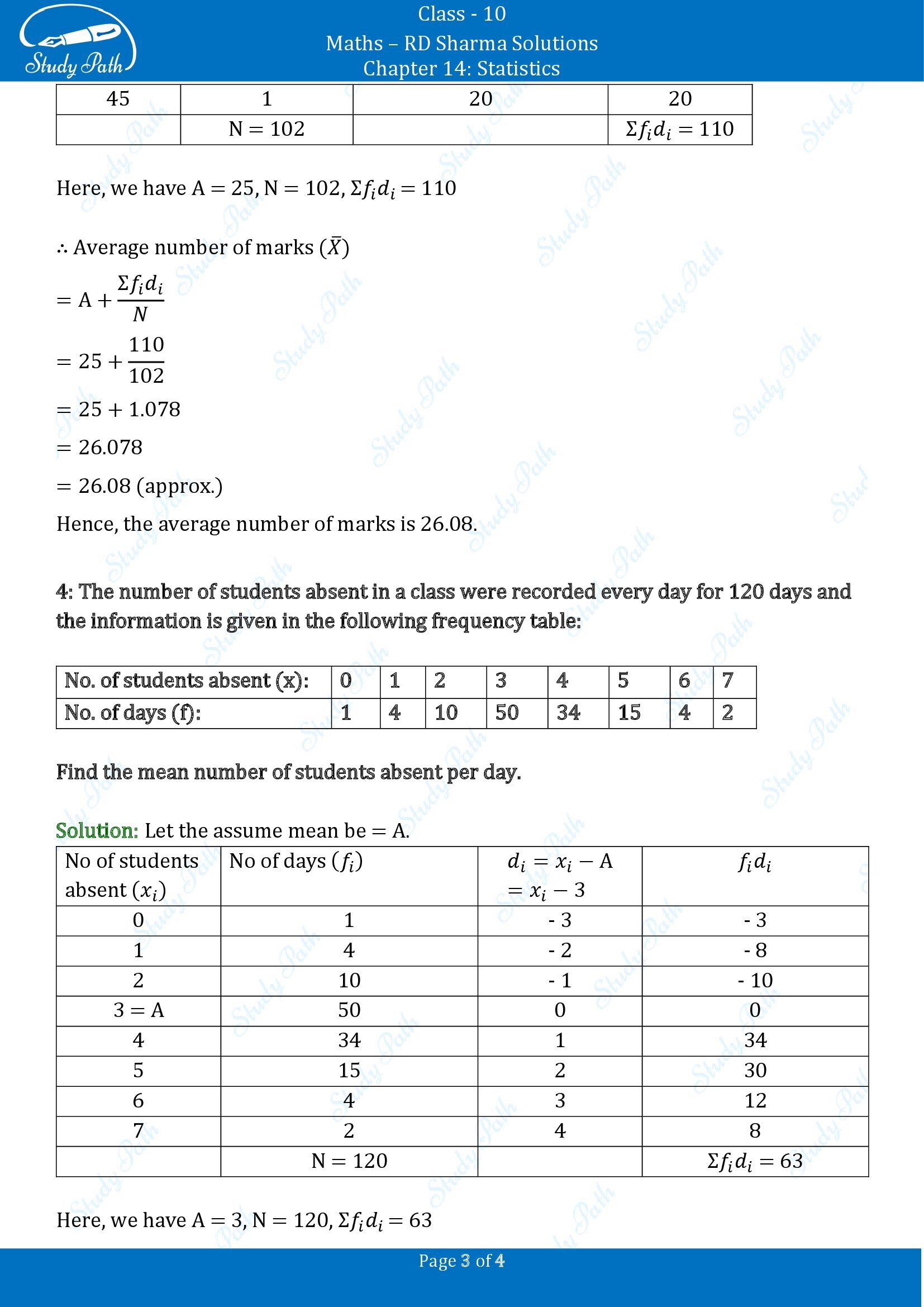 RD Sharma Solutions Class 10 Chapter 14 Statistics Exercise 14.2 00003