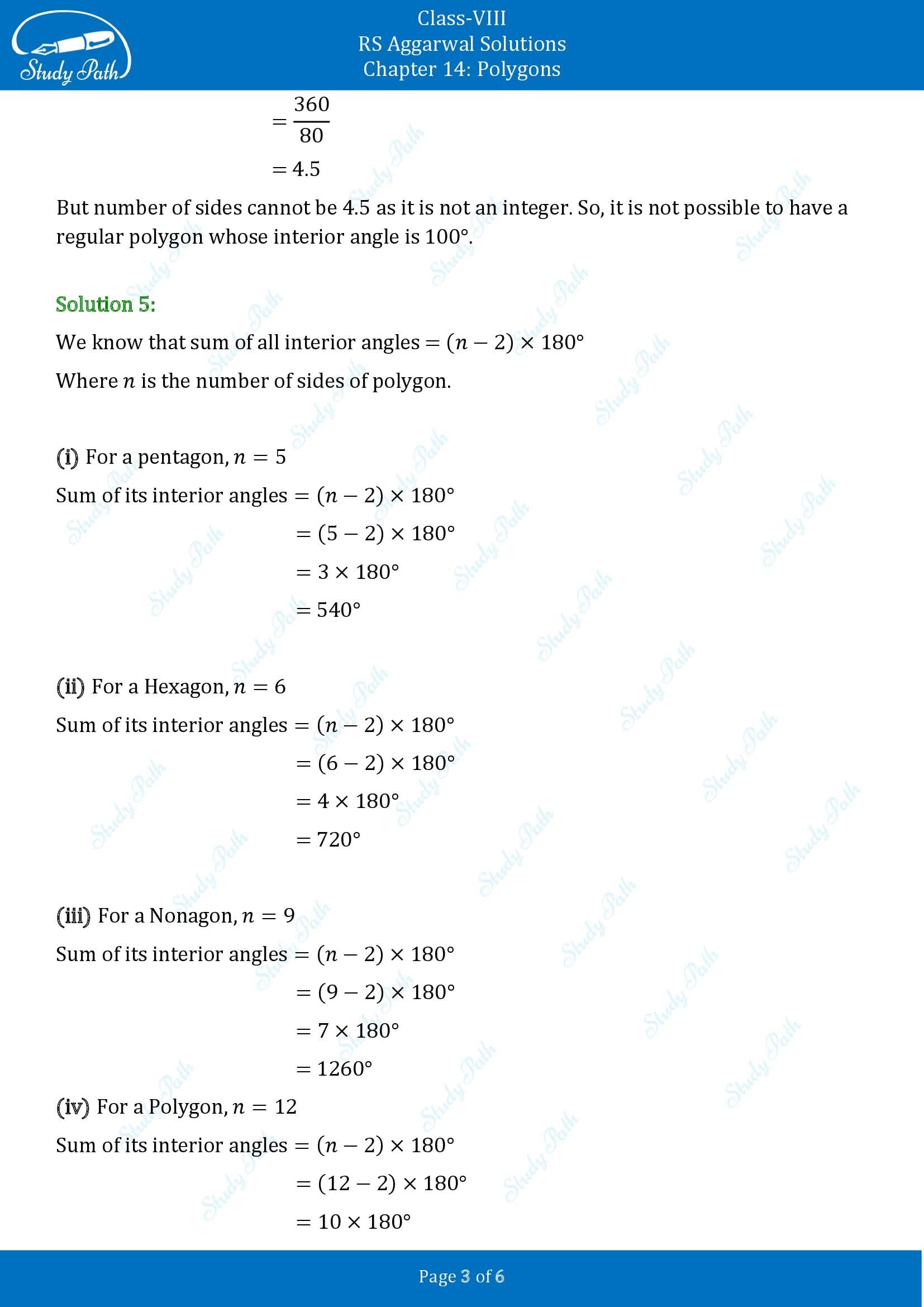 RS Aggarwal Solutions Class 8 Chapter 14 Polygons Exercise 14A 00003