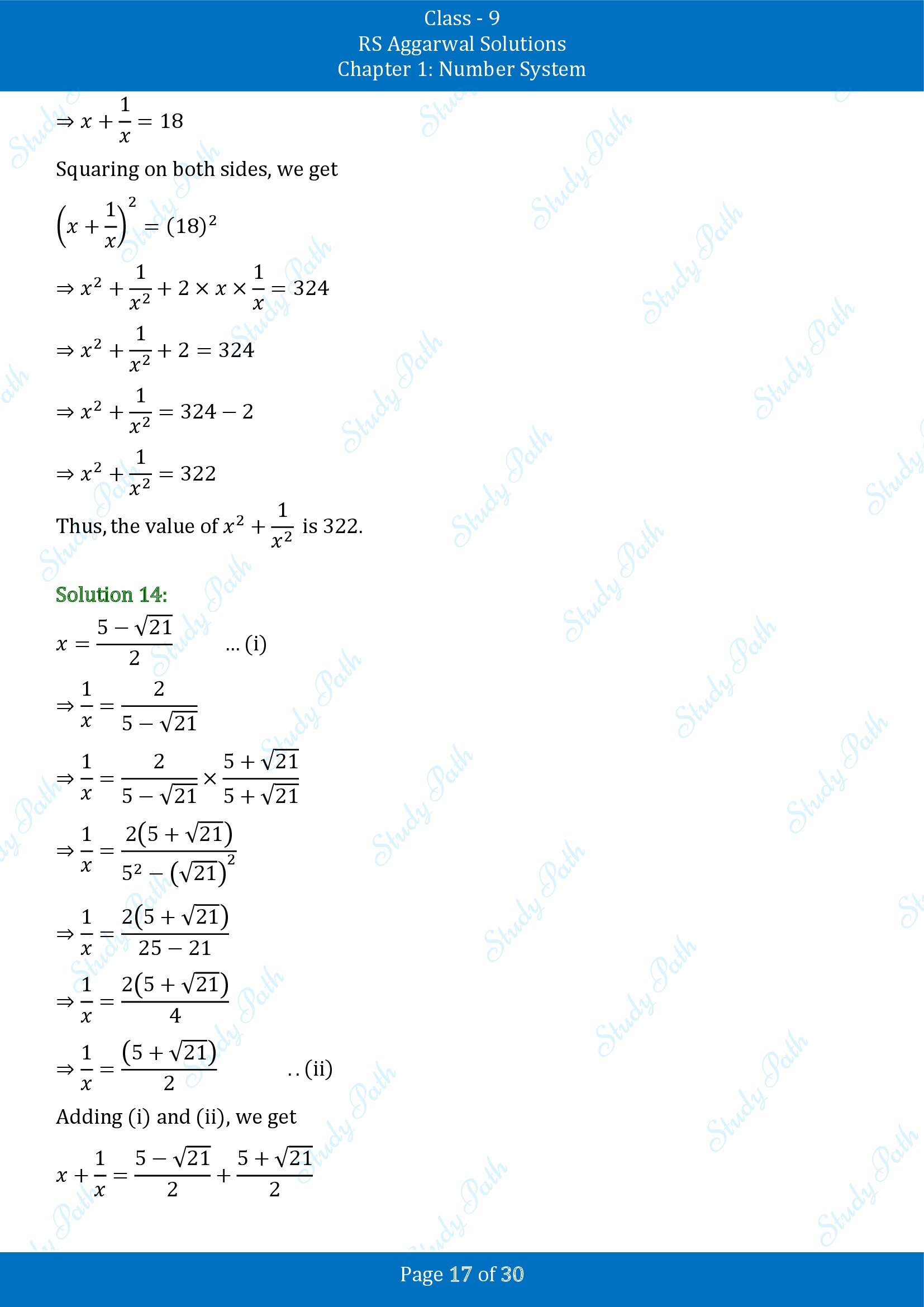 RS Aggarwal Solutions Class 9 Chapter 1 Number System Exercise 1F 00017