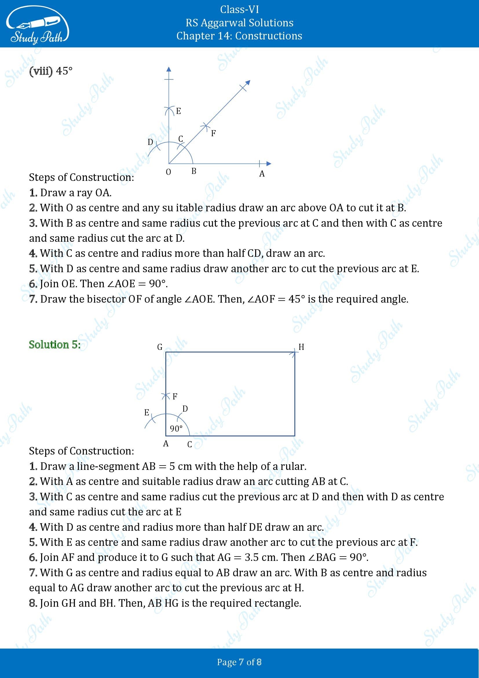 RS Aggarwal Solutions Class 6 Chapter 14 Constructions Exercise 14B 00007