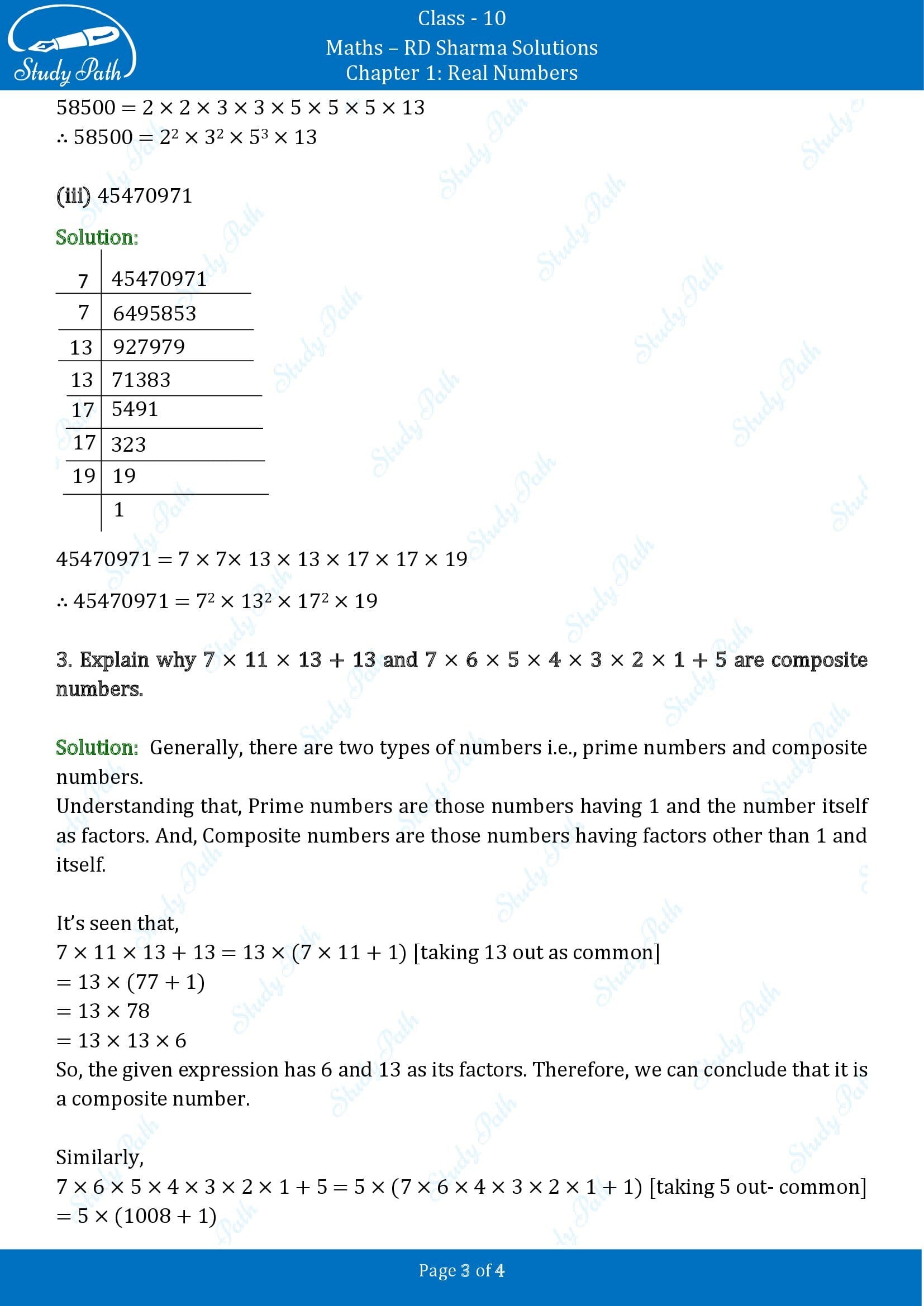 RD Sharma Solutions Class 10 Chapter 1 Real Numbers Exercise 1.1 00003