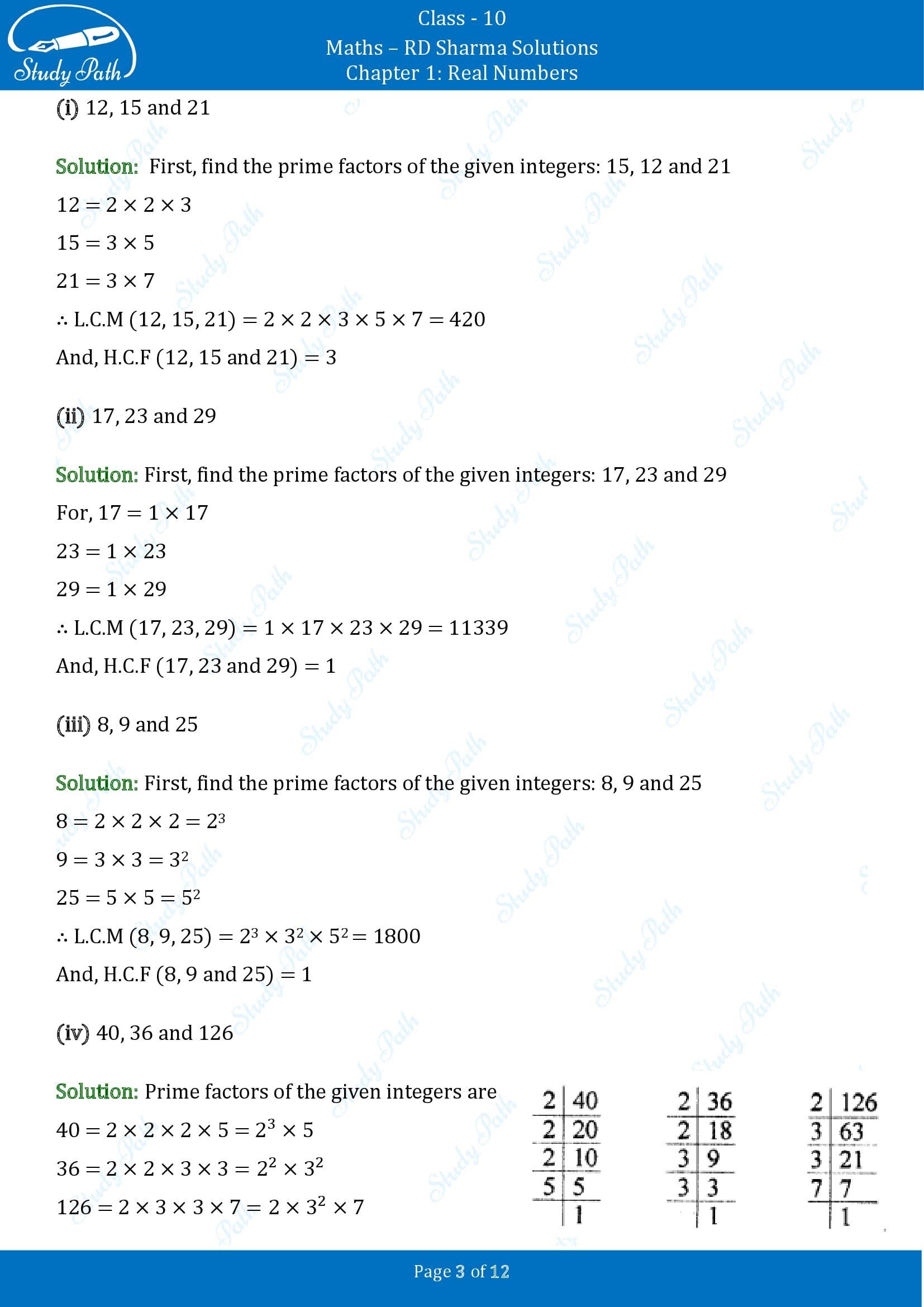 RD Sharma Solutions Class 10 Chapter 1 Real Numbers Exercise 1.2 00003