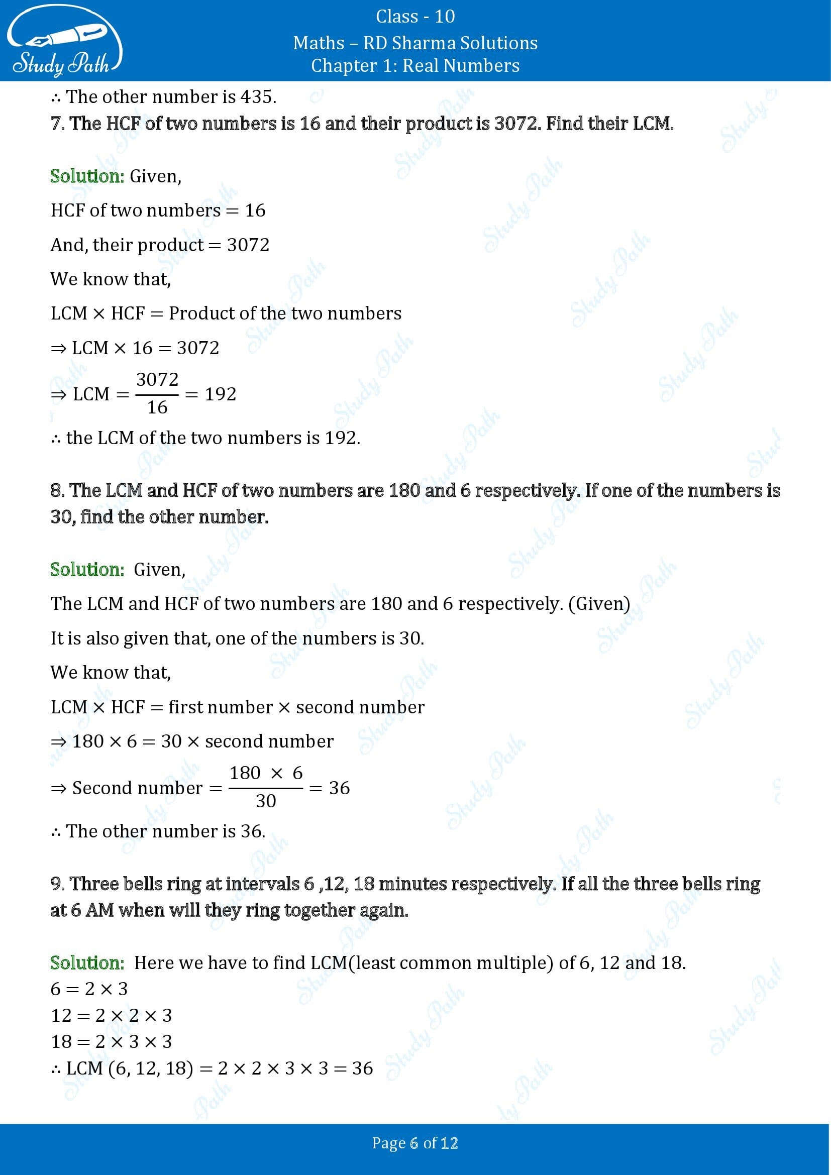 RD Sharma Solutions Class 10 Chapter 1 Real Numbers Exercise 1.2 00006