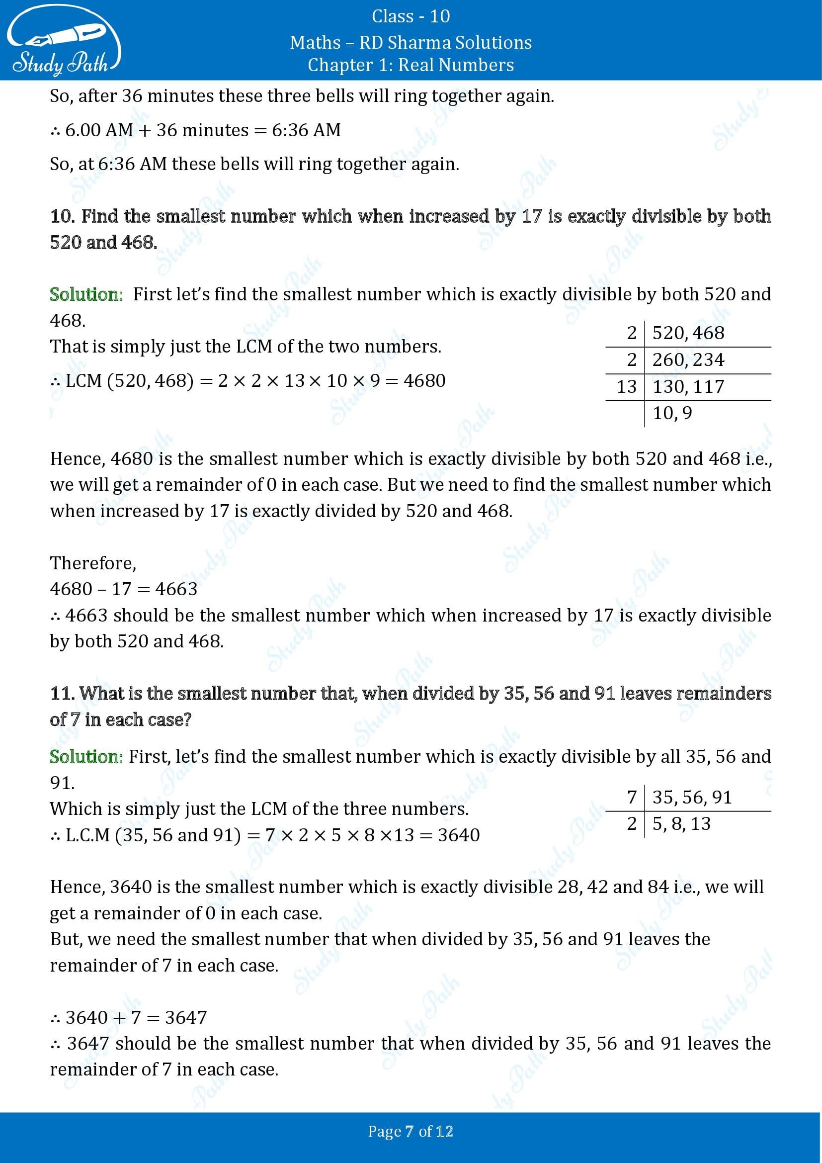 RD Sharma Solutions Class 10 Chapter 1 Real Numbers Exercise 1.2 00007