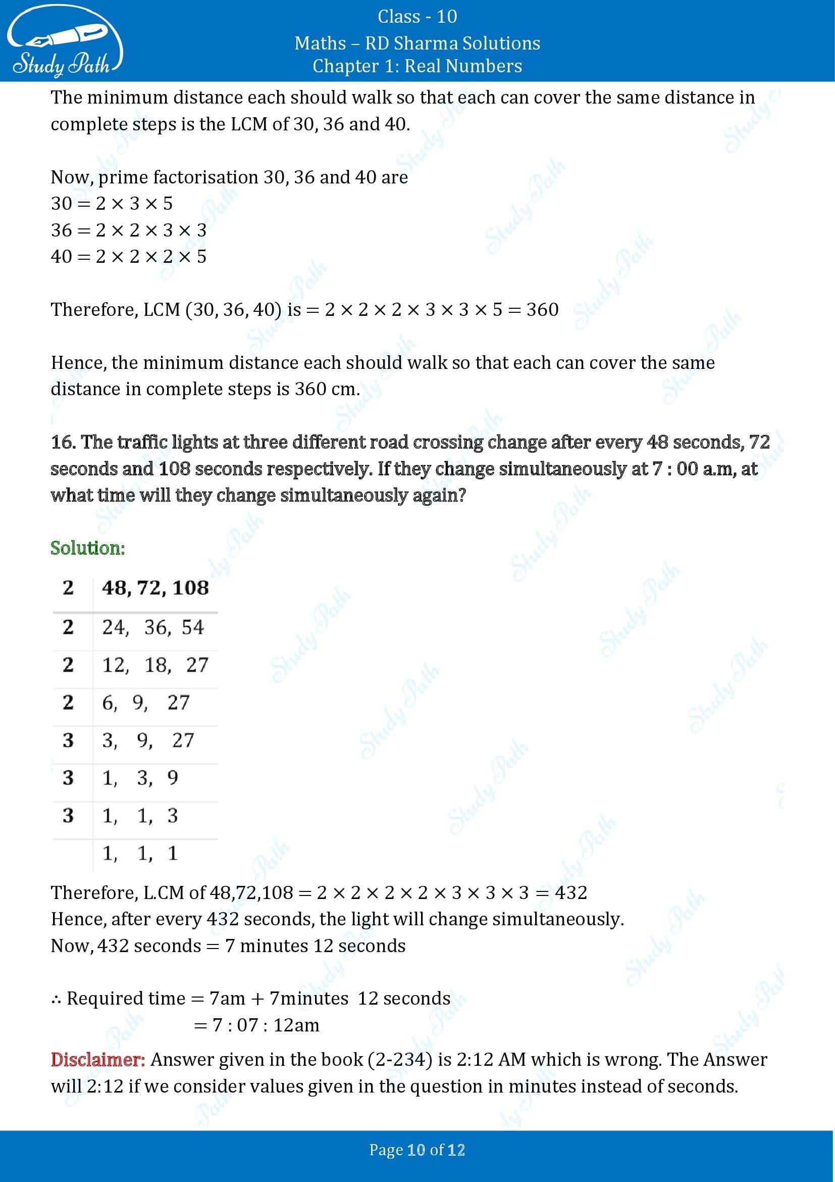 RD Sharma Solutions Class 10 Chapter 1 Real Numbers Exercise 1.2 00010