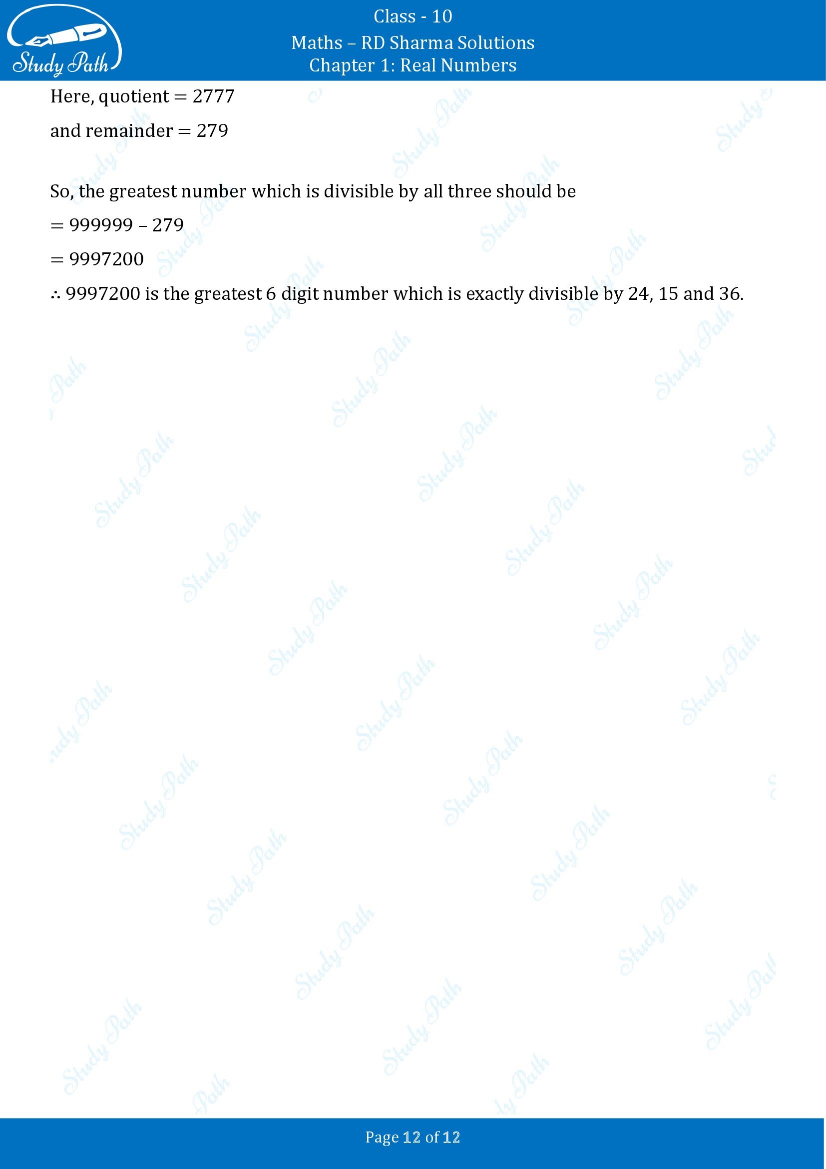 RD Sharma Solutions Class 10 Chapter 1 Real Numbers Exercise 1.2 00012