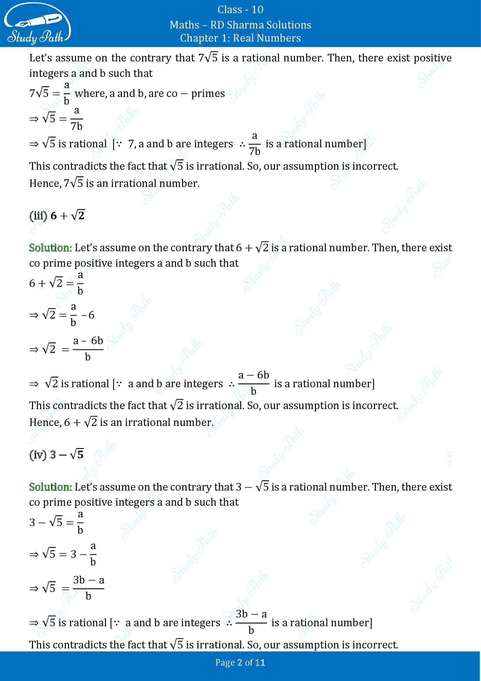 RD Sharma Solutions Class 10 Chapter 1 Real Numbers Exercise 1.3 0002