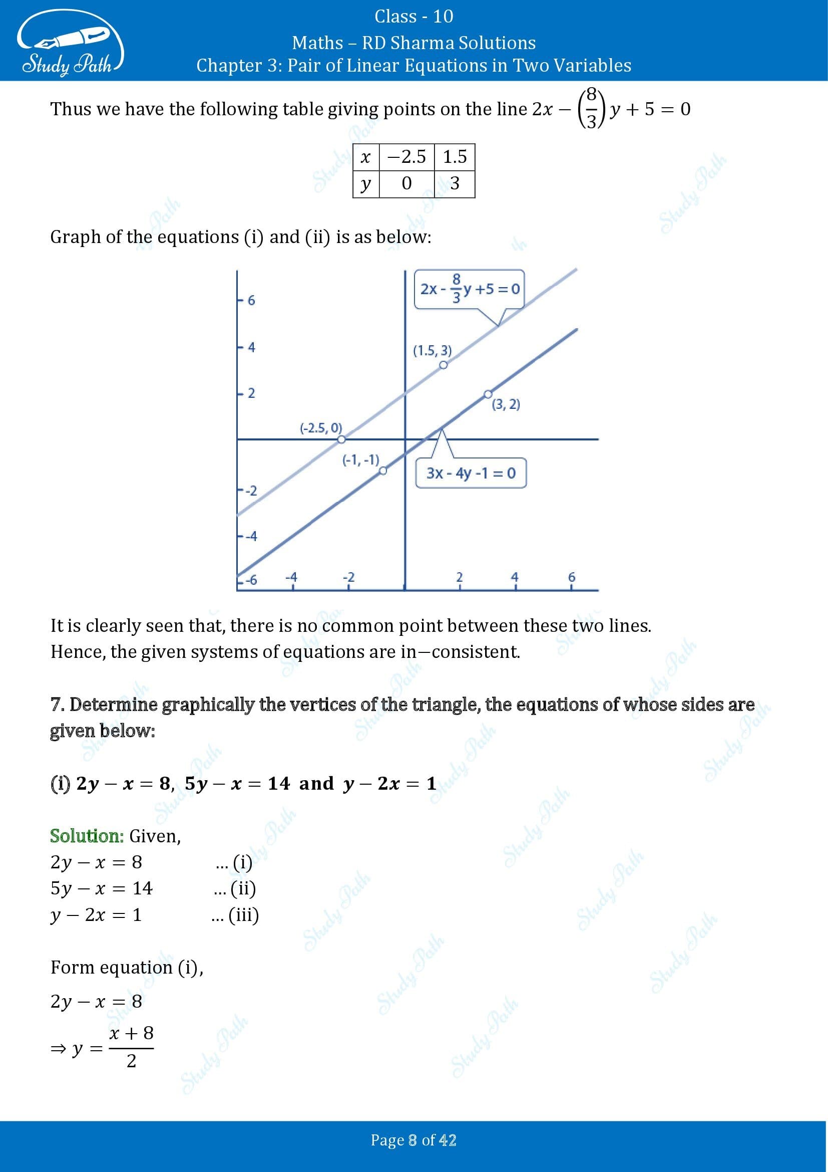 RD Sharma Solutions Class 10 Chapter 3 Pair of Linear Equations in Two Variables Exercise 3.2 00008