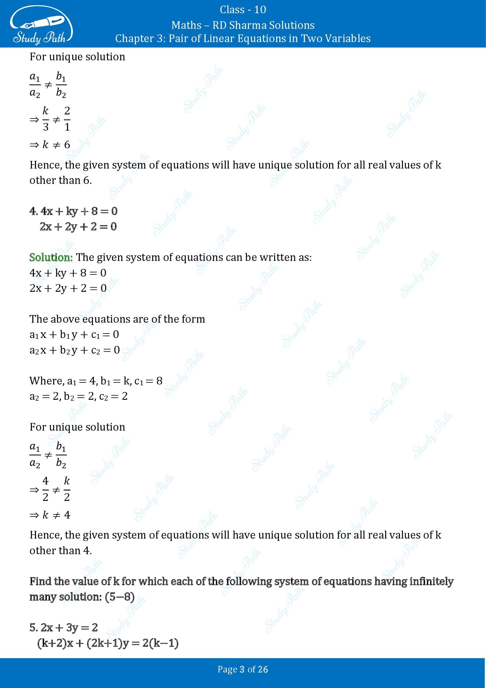 RD Sharma Solutions Class 10 Chapter 3 Pair of Linear Equations in Two Variables Exercise 3.4 00003