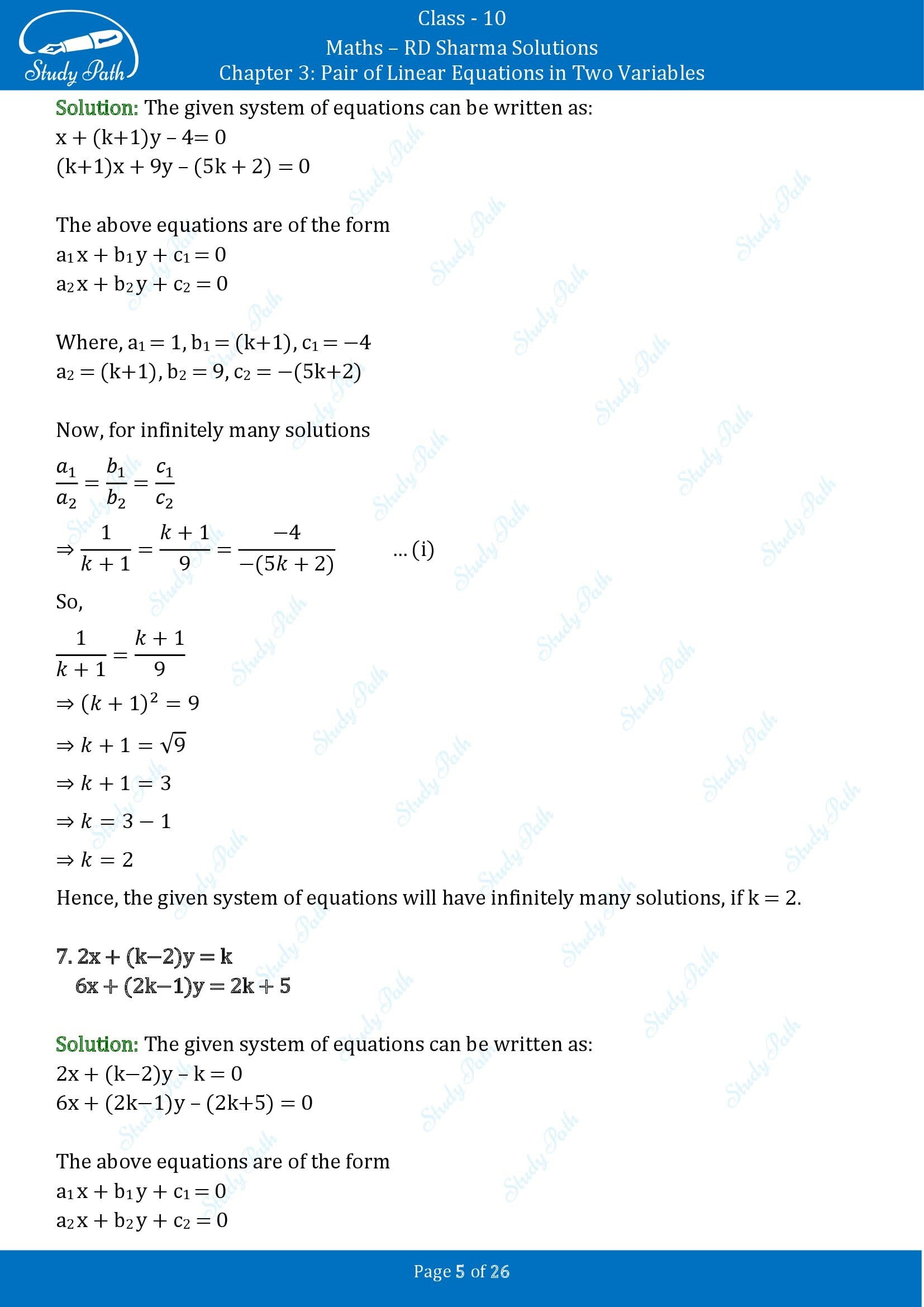 RD Sharma Solutions Class 10 Chapter 3 Pair of Linear Equations in Two Variables Exercise 3.4 00005