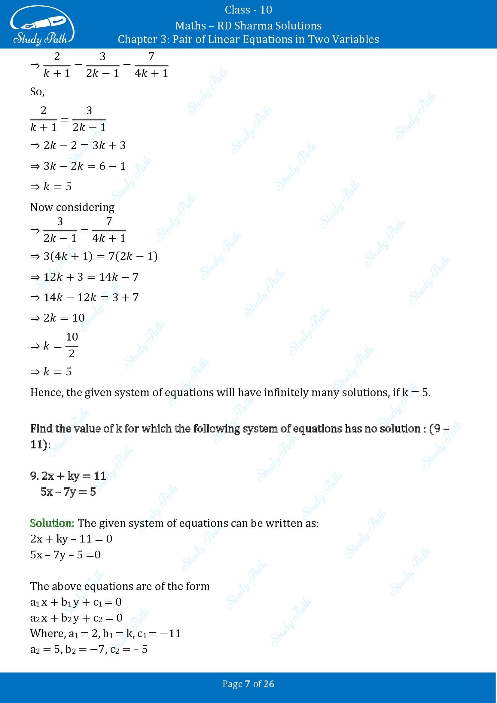 RD Sharma Solutions Class 10 Chapter 3 Pair of Linear Equations in Two Variables Exercise 3.4 00007