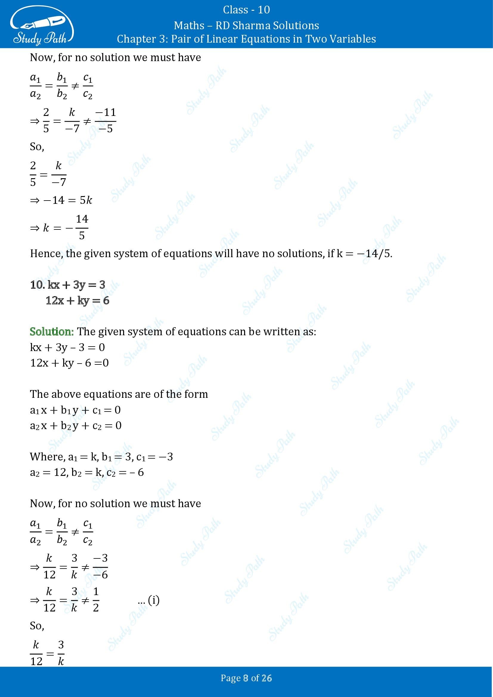 RD Sharma Solutions Class 10 Chapter 3 Pair of Linear Equations in Two Variables Exercise 3.4 00008