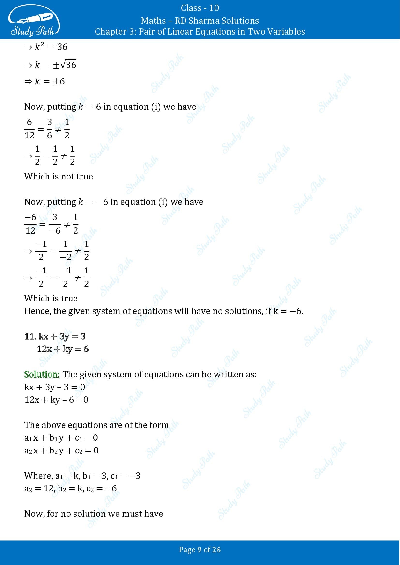 RD Sharma Solutions Class 10 Chapter 3 Pair of Linear Equations in Two Variables Exercise 3.4 00009