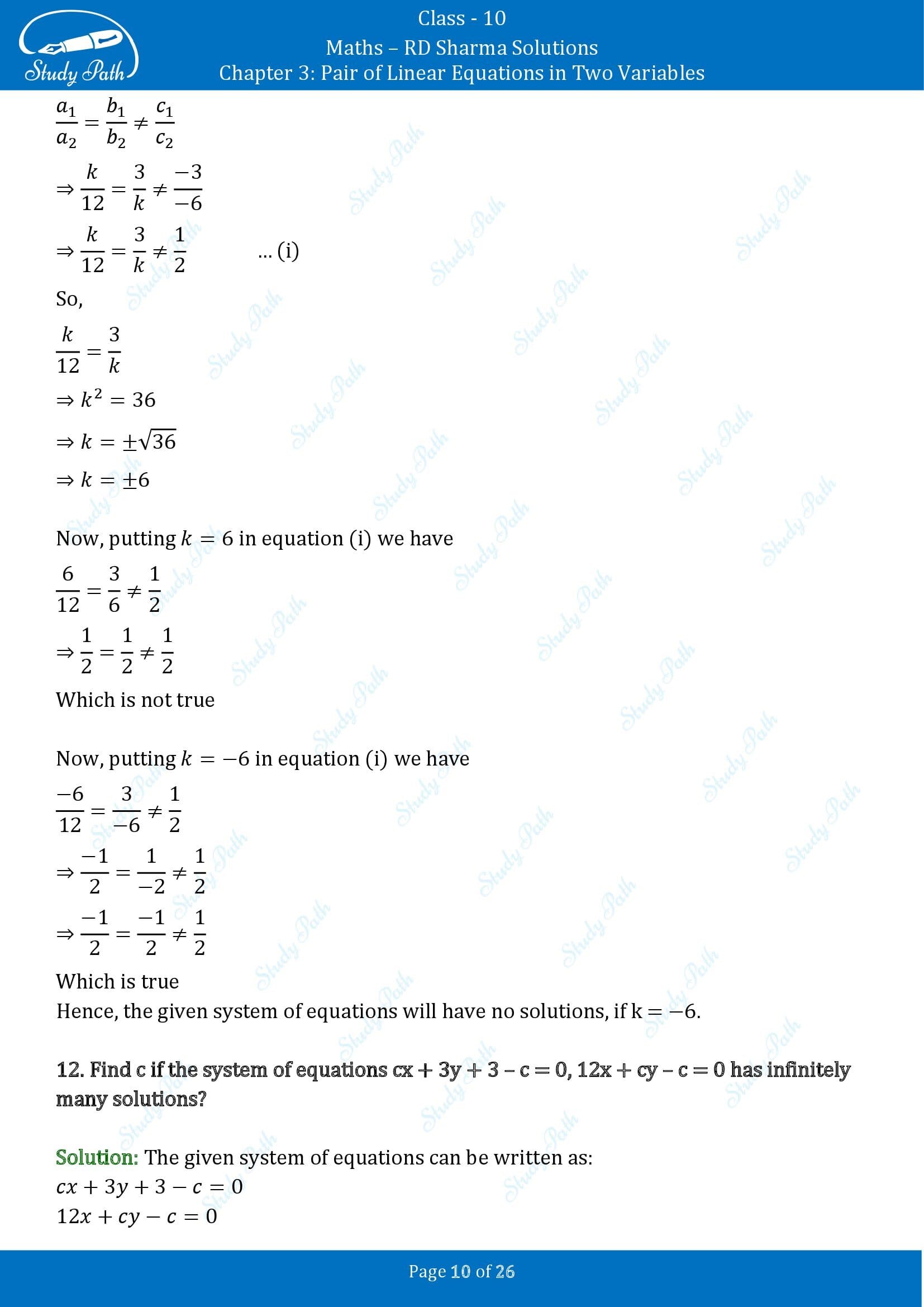 RD Sharma Solutions Class 10 Chapter 3 Pair of Linear Equations in Two Variables Exercise 3.4 00010