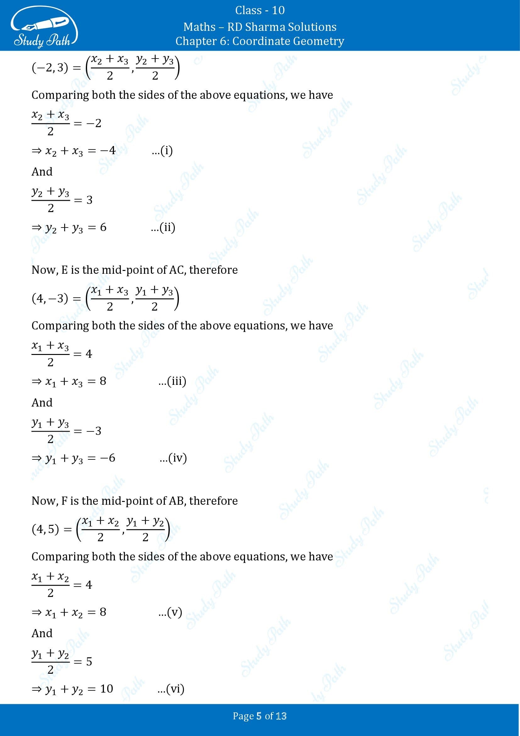 RD Sharma Solutions Class 10 Chapter 6 Coordinate Geometry Exercise 6.4 00005