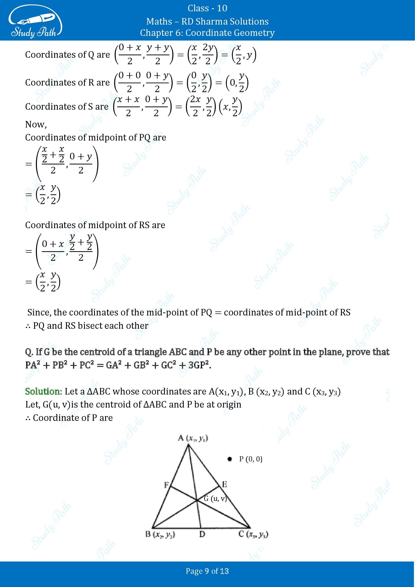 RD Sharma Solutions Class 10 Chapter 6 Coordinate Geometry Exercise 6.4 00009