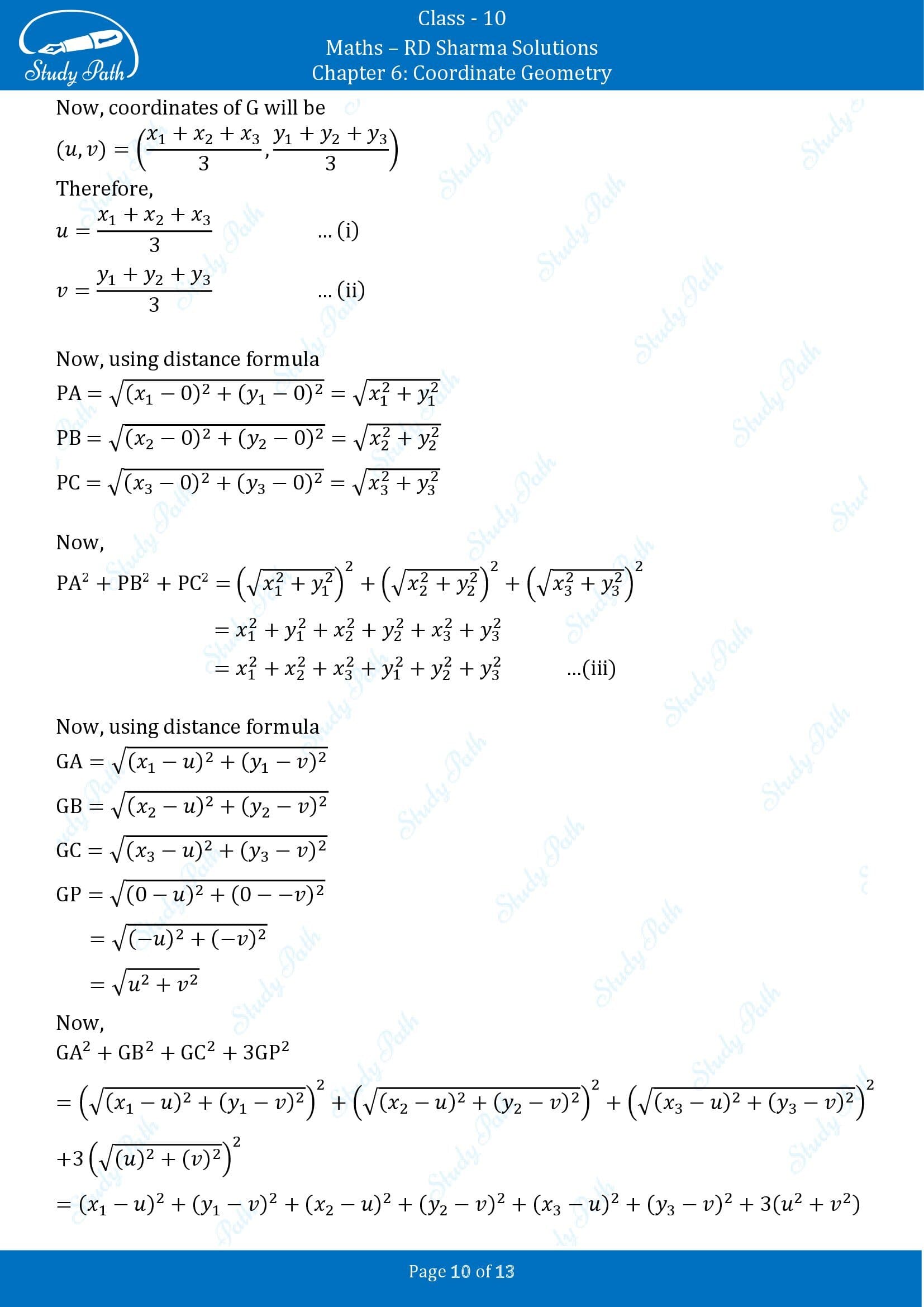 RD Sharma Solutions Class 10 Chapter 6 Coordinate Geometry Exercise 6.4 00010