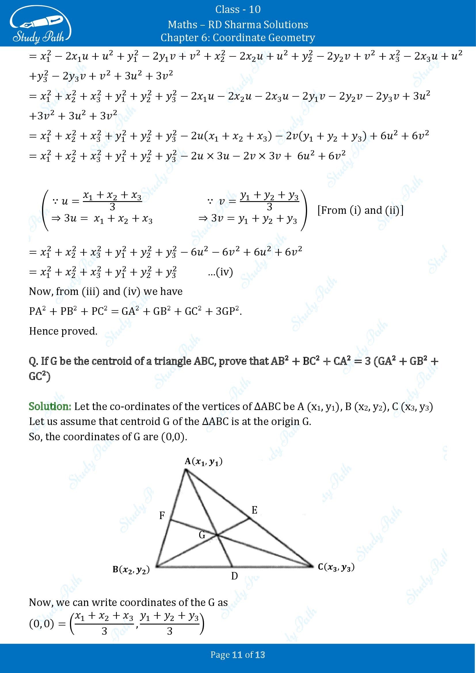 RD Sharma Solutions Class 10 Chapter 6 Coordinate Geometry Exercise 6.4 00011