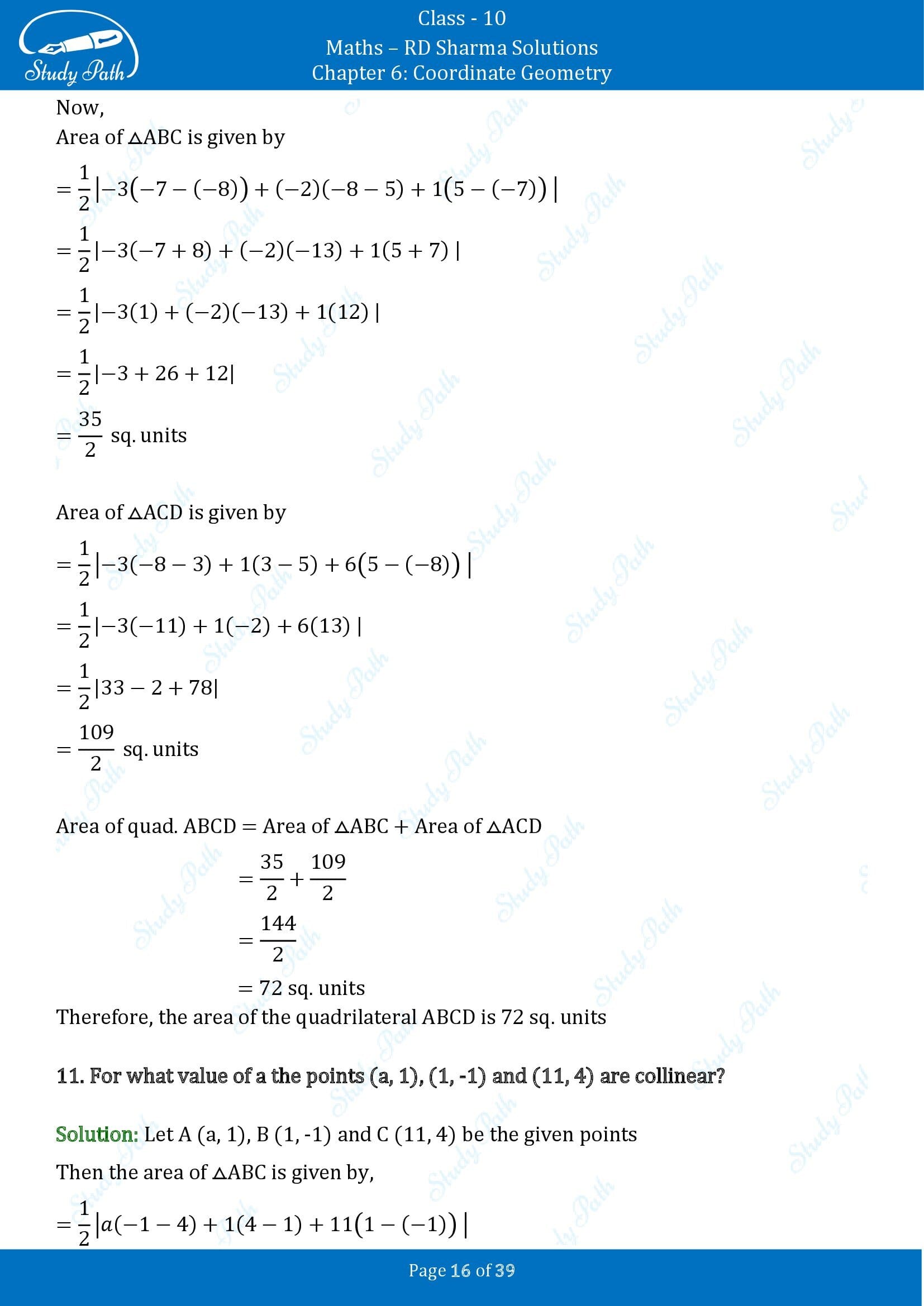 RD Sharma Solutions Class 10 Chapter 6 Coordinate Geometry Exercise 6.5 00016