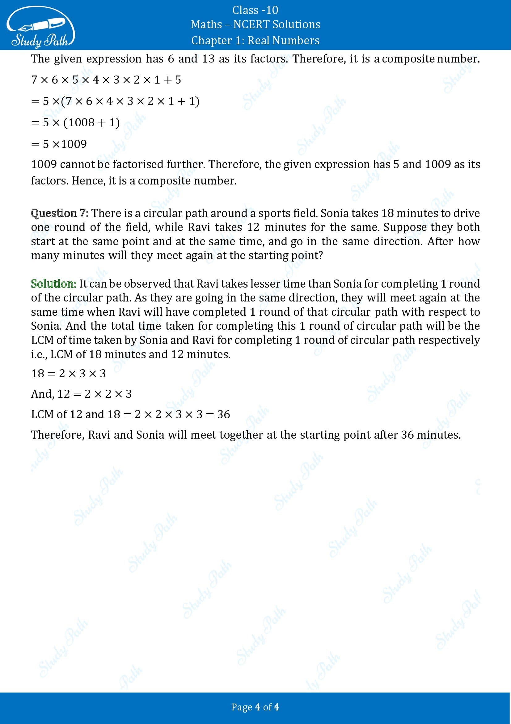 NCERT Solutions for Class 10 Maths Chapter 1 Real Numbers Exercise 1.1 00004