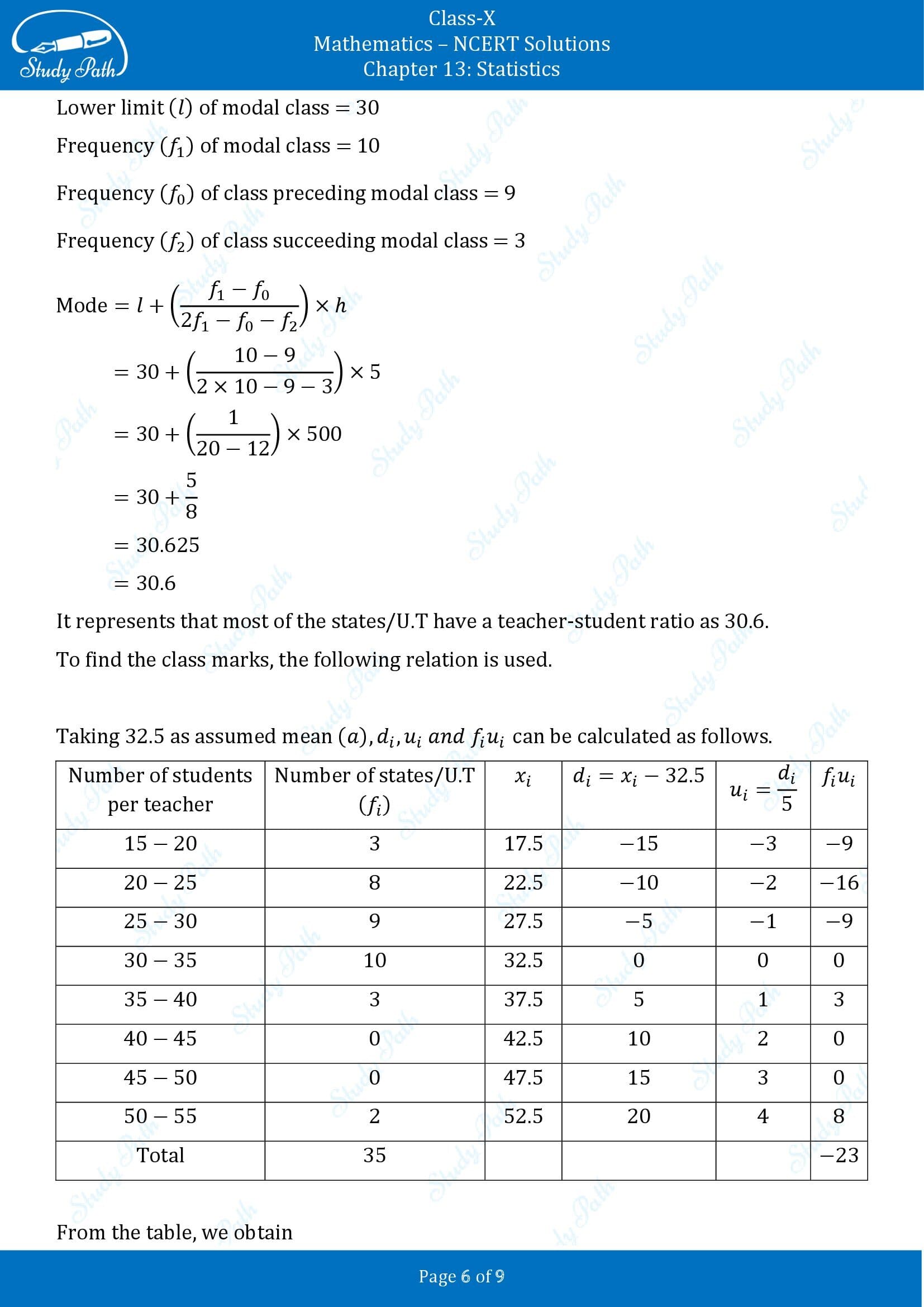 NCERT Solutions for Class 10 Maths Chapter 13 Statistics Exercise 13.2 00006