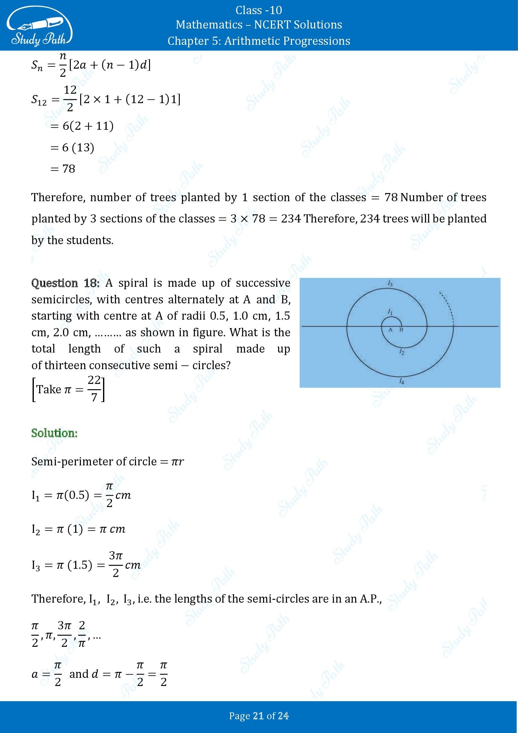 NCERT Solutions for Class 10 Maths Chapter 5 Arithmetic Progressions Exercise 5.3 00021