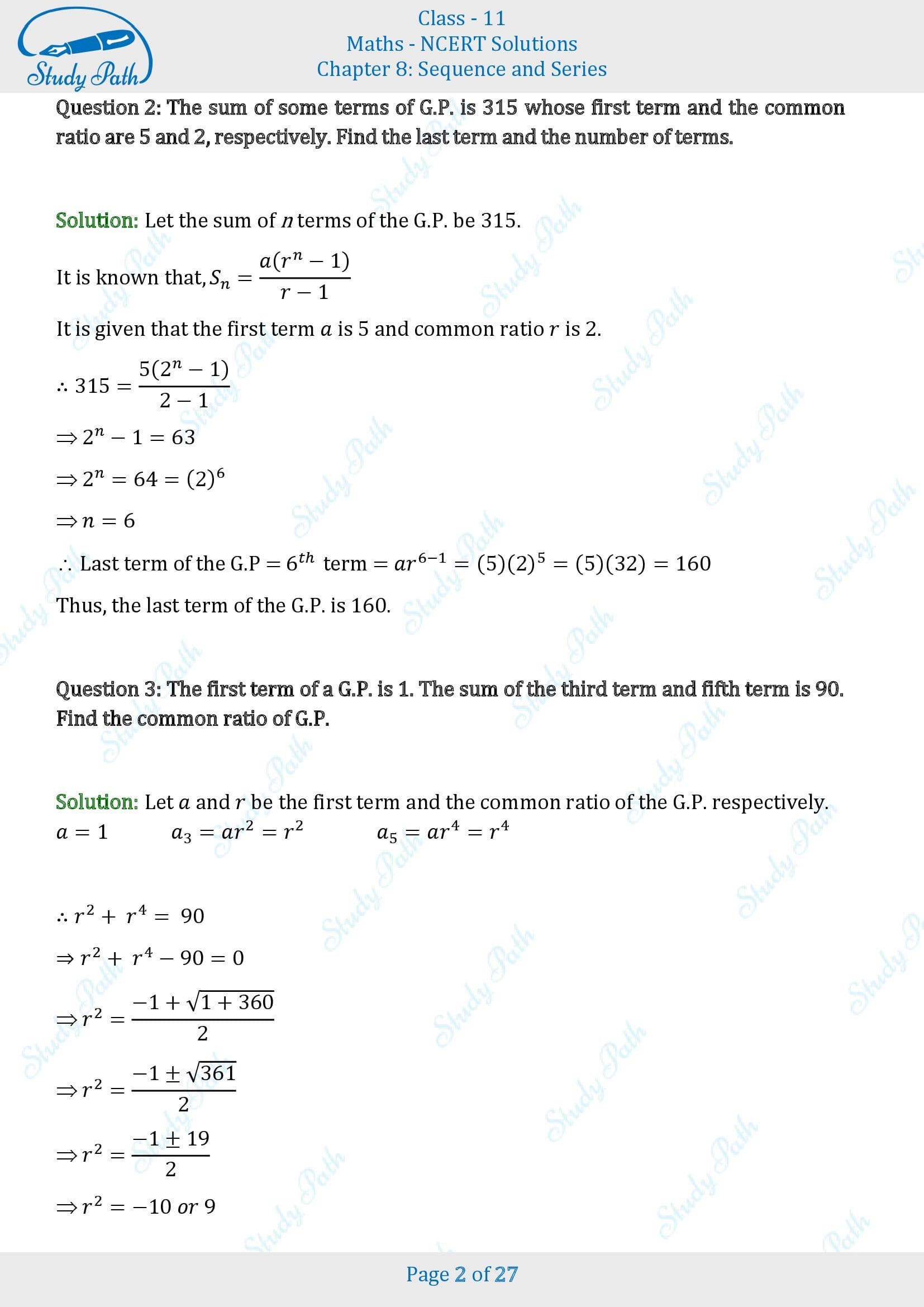 NCERT Solutions for Class 11 Maths Chapter 8 Sequences and Series Miscellaneous 8 00002