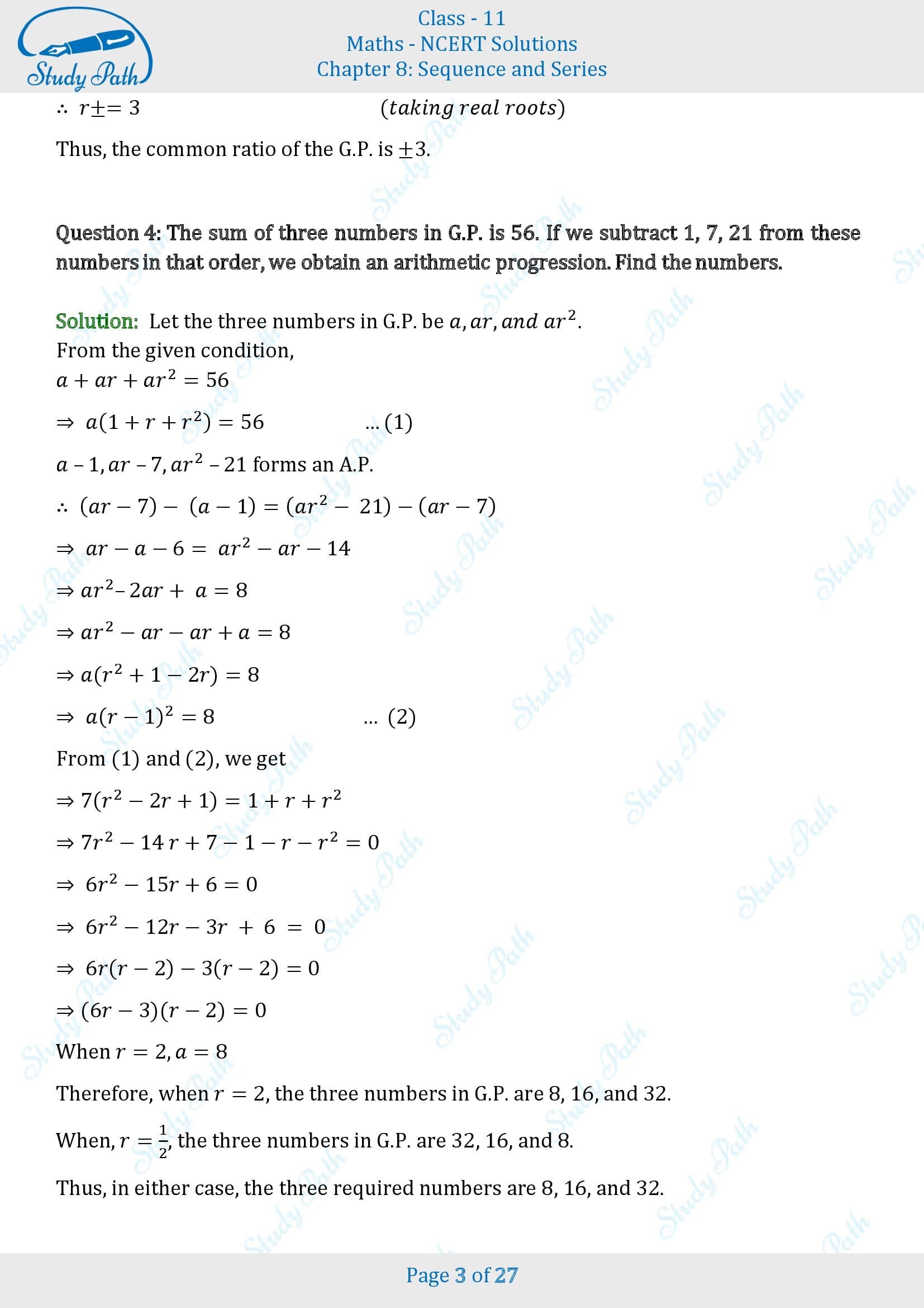 NCERT Solutions for Class 11 Maths Chapter 8 Sequences and Series Miscellaneous 8 00003