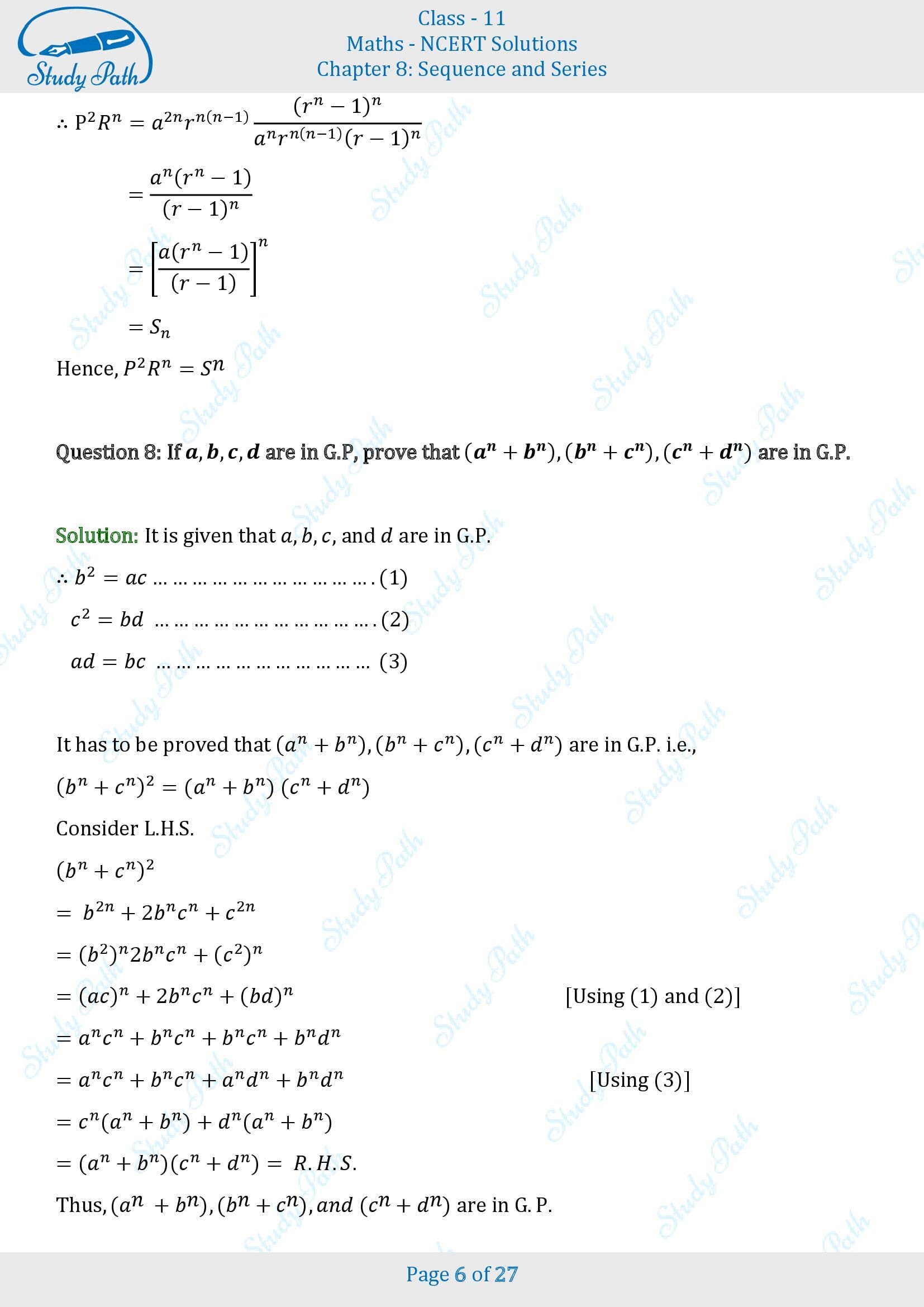 NCERT Solutions for Class 11 Maths Chapter 8 Sequences and Series Miscellaneous 8 00006