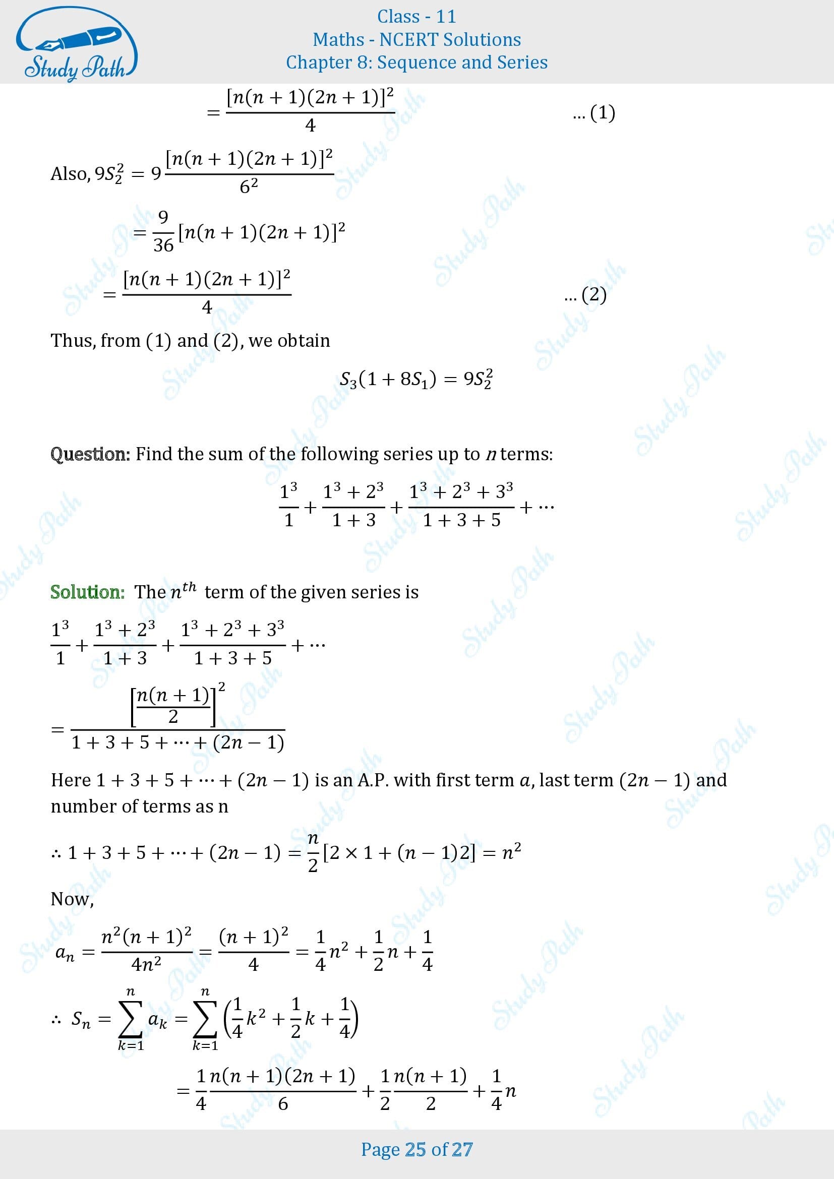 NCERT Solutions for Class 11 Maths Chapter 8 Sequences and Series Miscellaneous 8 00025