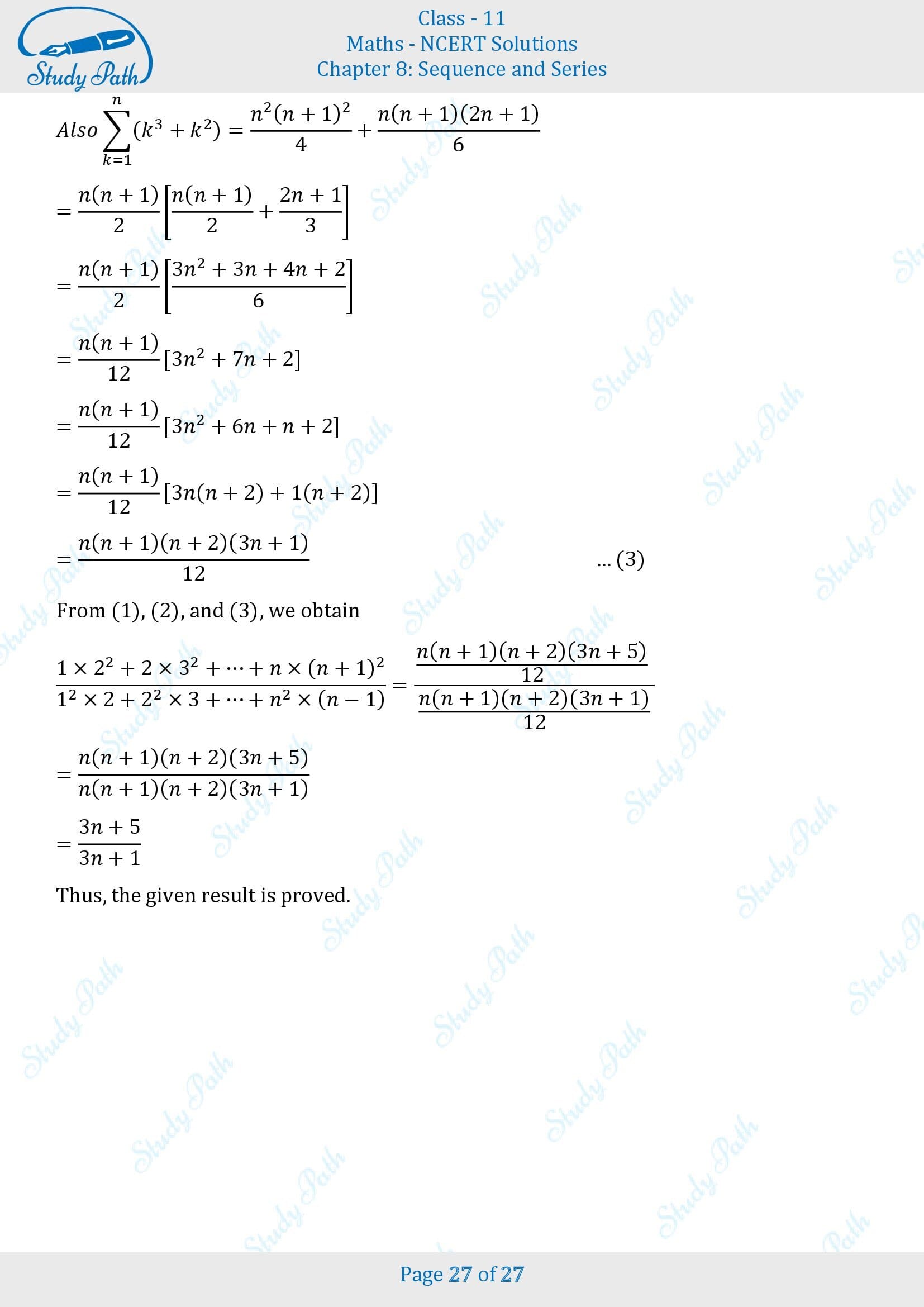 NCERT Solutions for Class 11 Maths Chapter 8 Sequences and Series Miscellaneous 8 00027