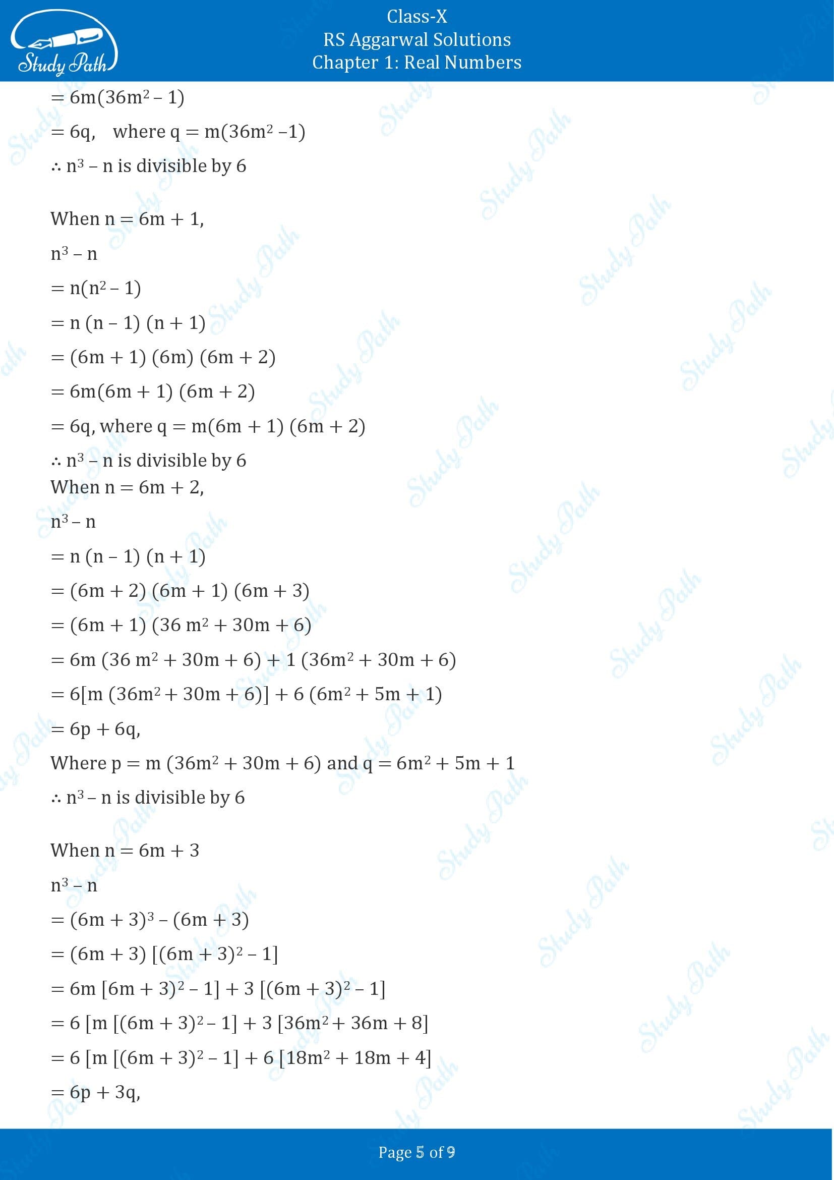 RS Aggarwal Solutions for Class 10 Chapter 1 Real Numbers Exercise 1A 00005