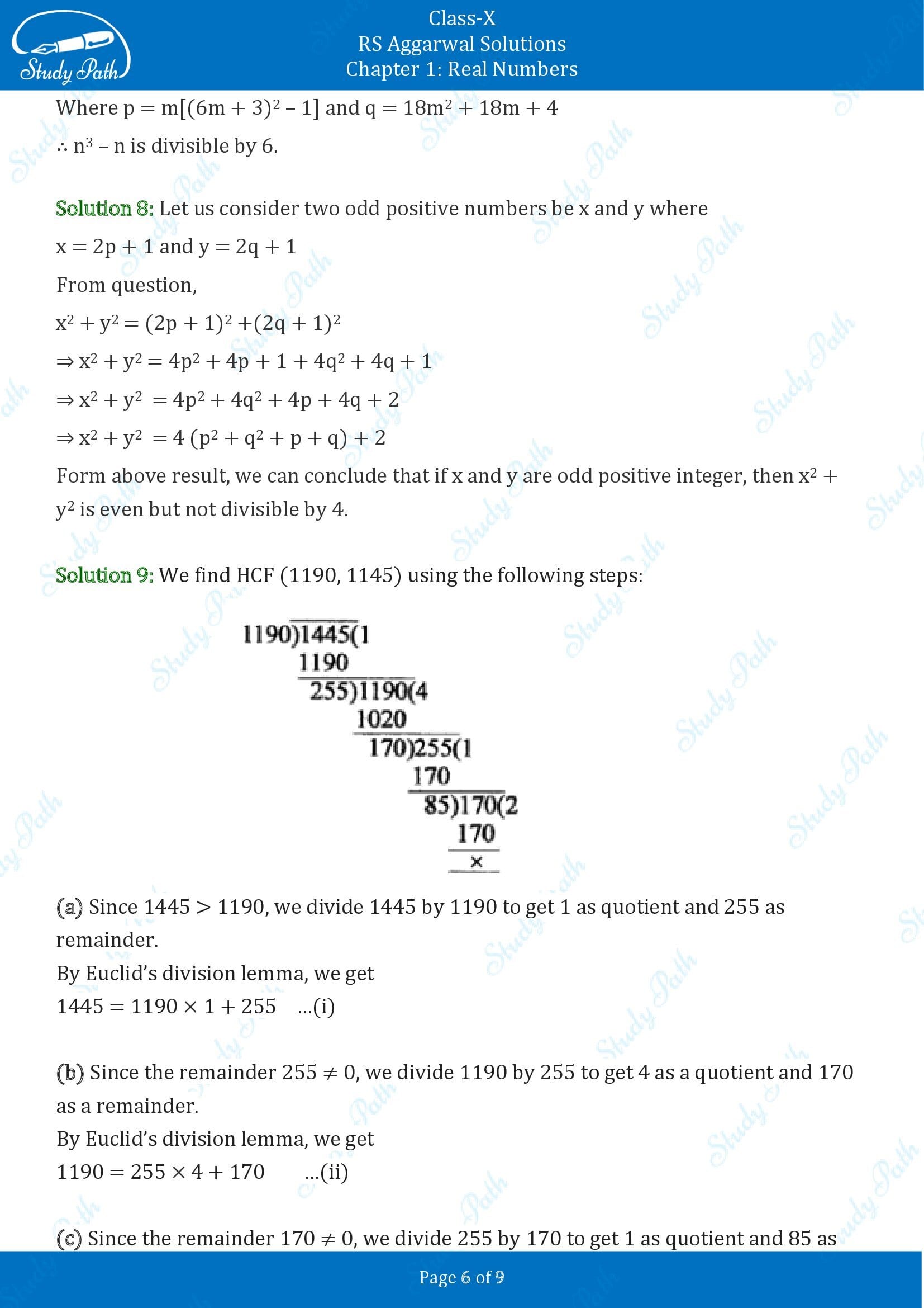 RS Aggarwal Solutions for Class 10 Chapter 1 Real Numbers Exercise 1A 00006