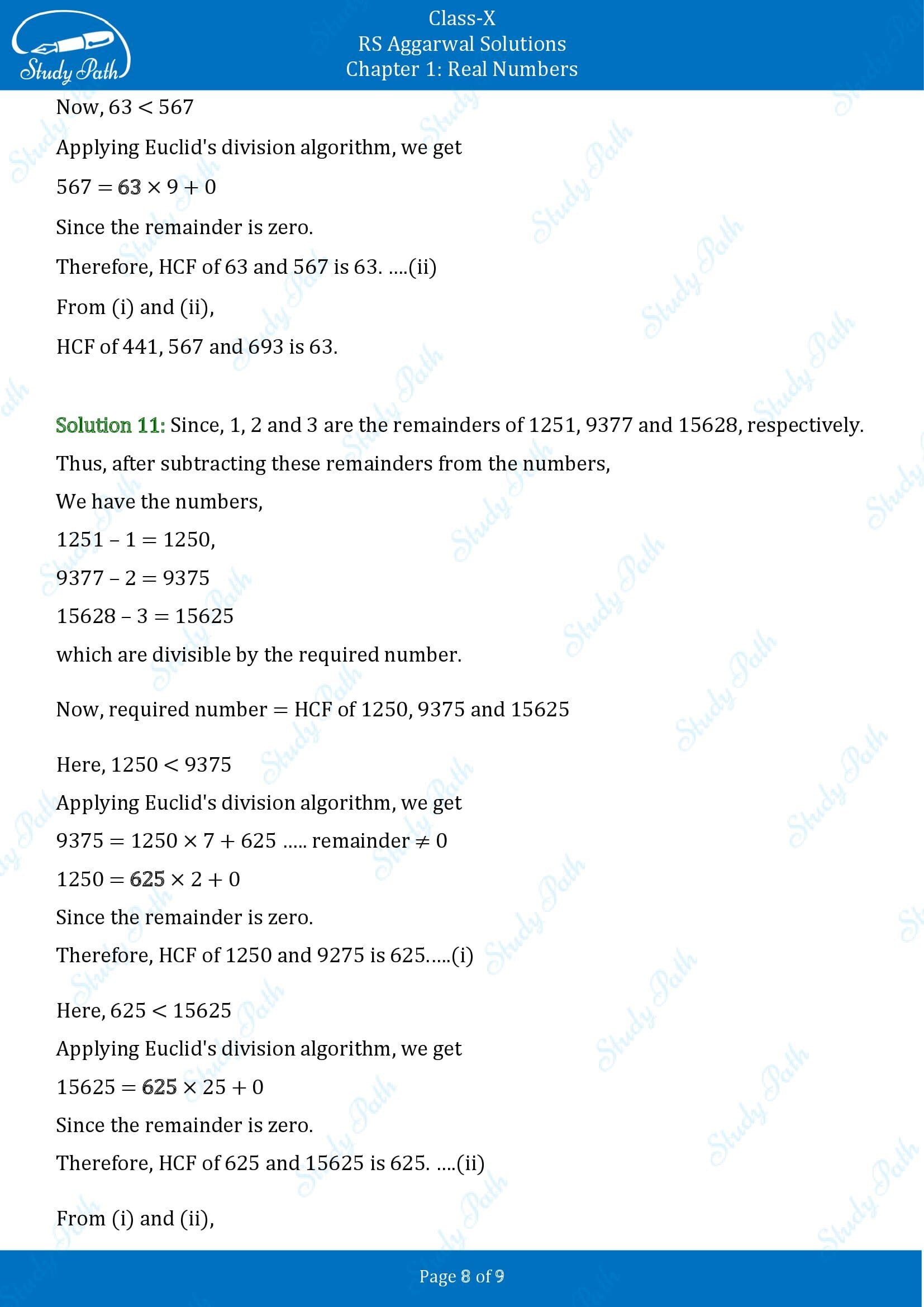 RS Aggarwal Solutions for Class 10 Chapter 1 Real Numbers Exercise 1A 00008