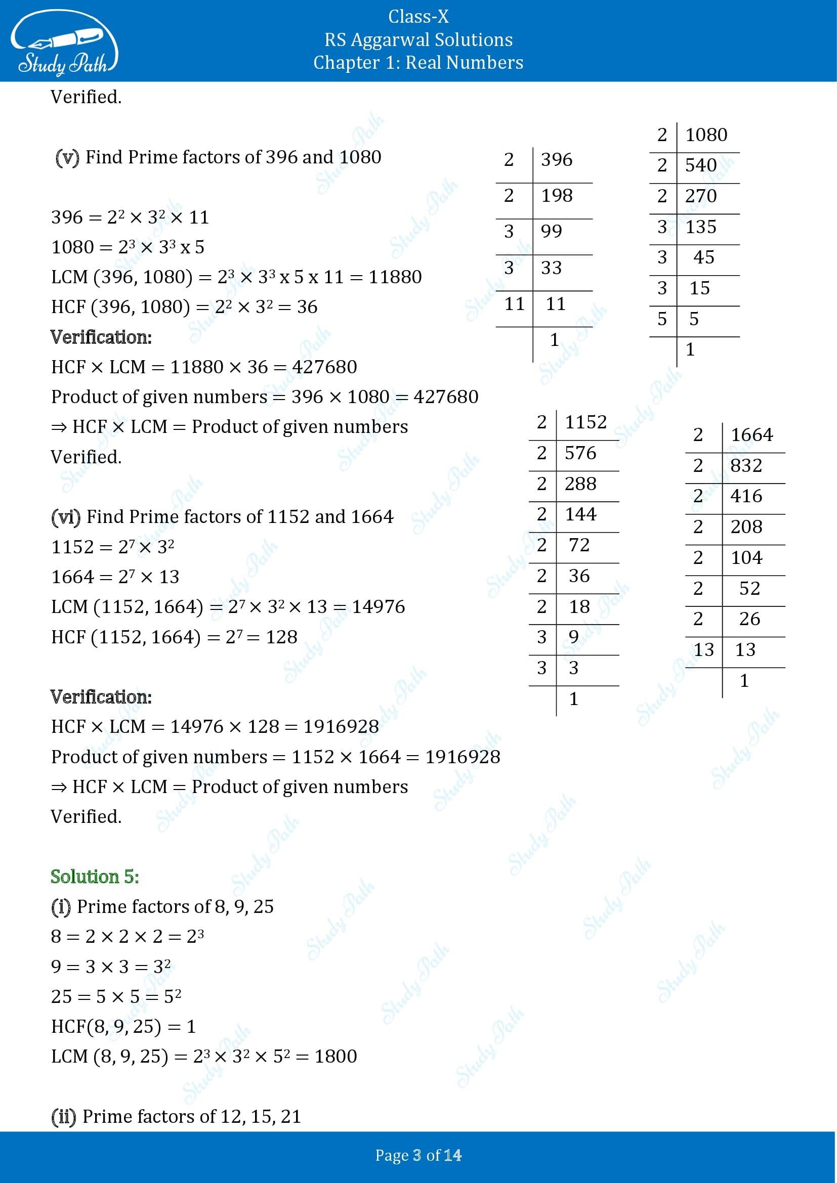 RS Aggarwal Solutions for Class 10 Chapter 1 Real Numbers Exercise 1B 00003